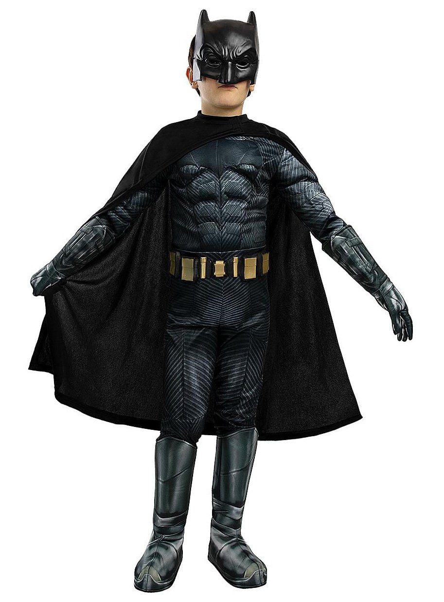Funidelia Kostüm Justice League – Batman Kostüm für Kinder, Hochwertiges Kostüm des Dark Knight aus Gotham
