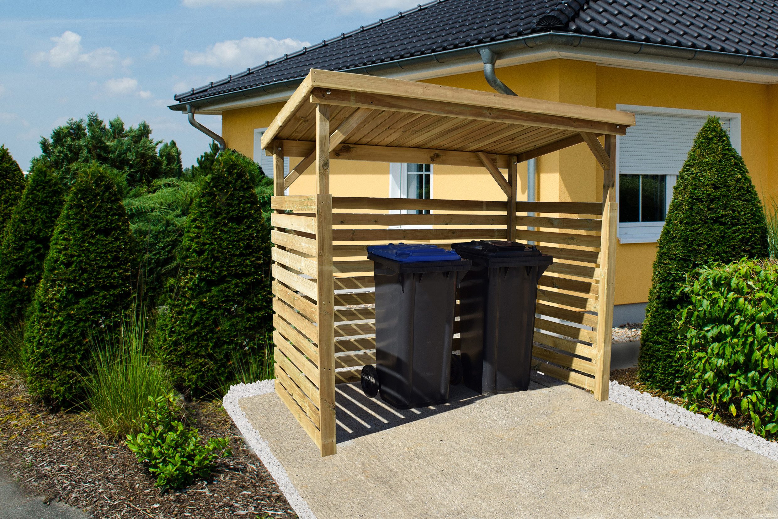 weka Gartenhaus-Fußboden WEKA Brennholzlager 663, BxT:260x130 cm, Individuell