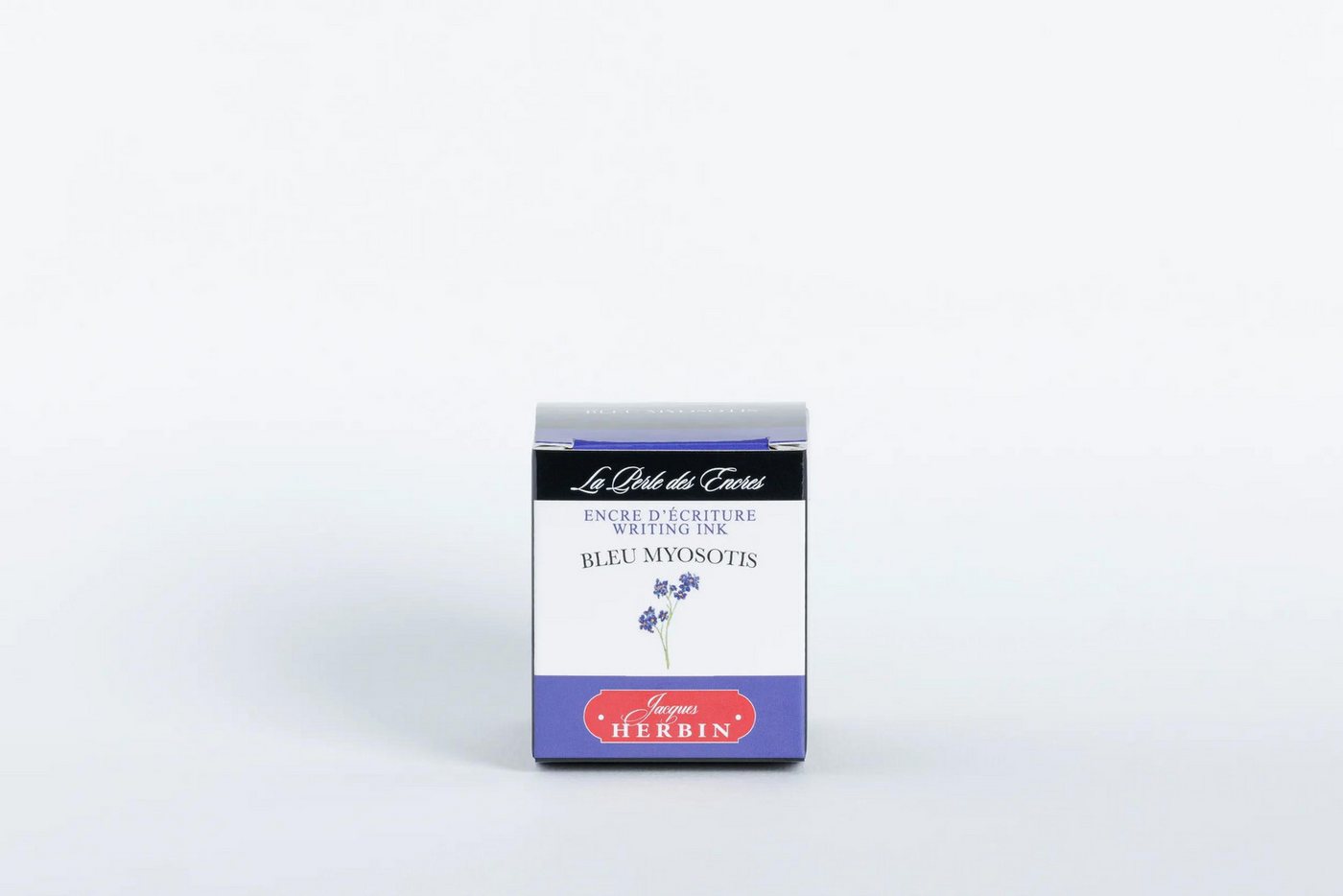 Thumbnail - Herbin 4x Tinte + Tintenroller Flakon 30 ml Blau Vergissmeinnicht 13015T Tintenglas (ENCRES)