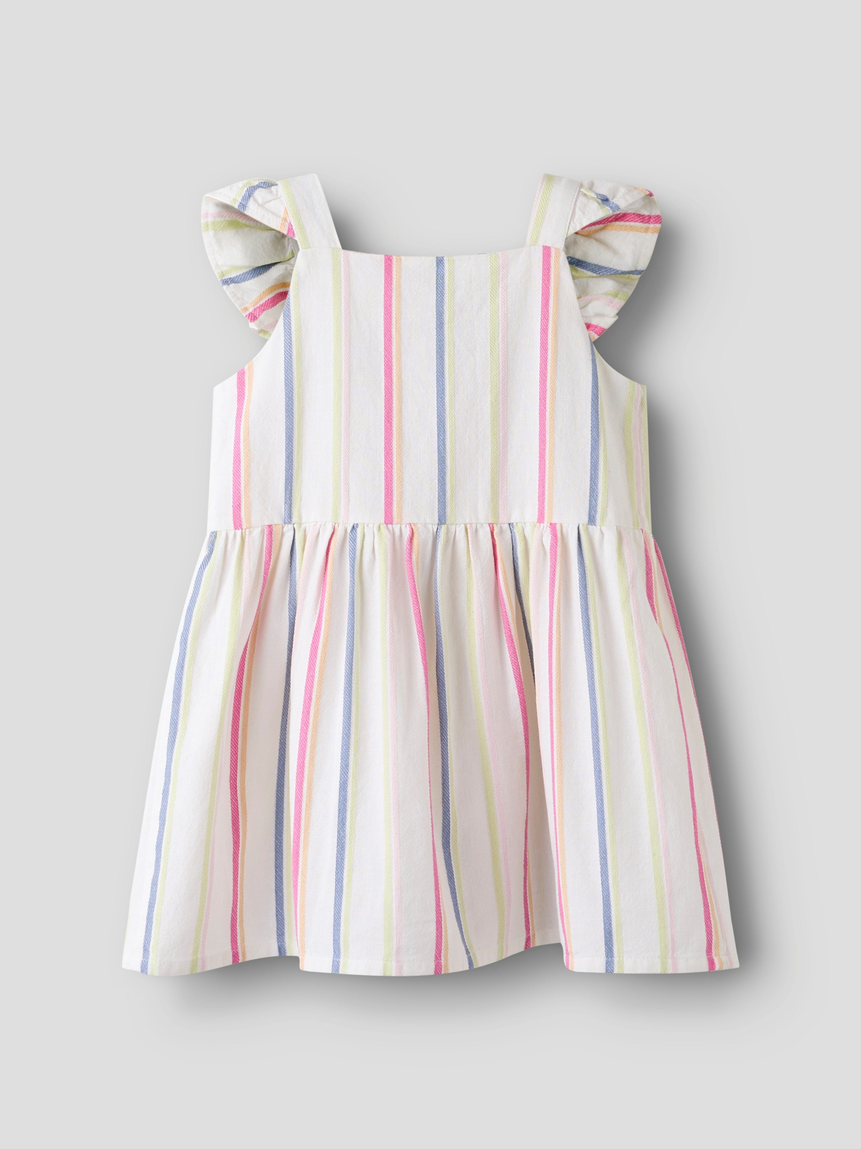 Name It Minikleid NMFFIMY CAPSL DRESS mit durchgehender Knopfleiste und im sommerlichen Streifendesign