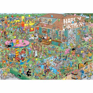 Jumbo Spiele Puzzle Jan van Haasteren Kindergeburtstagsparty, 1000 Puzzleteile