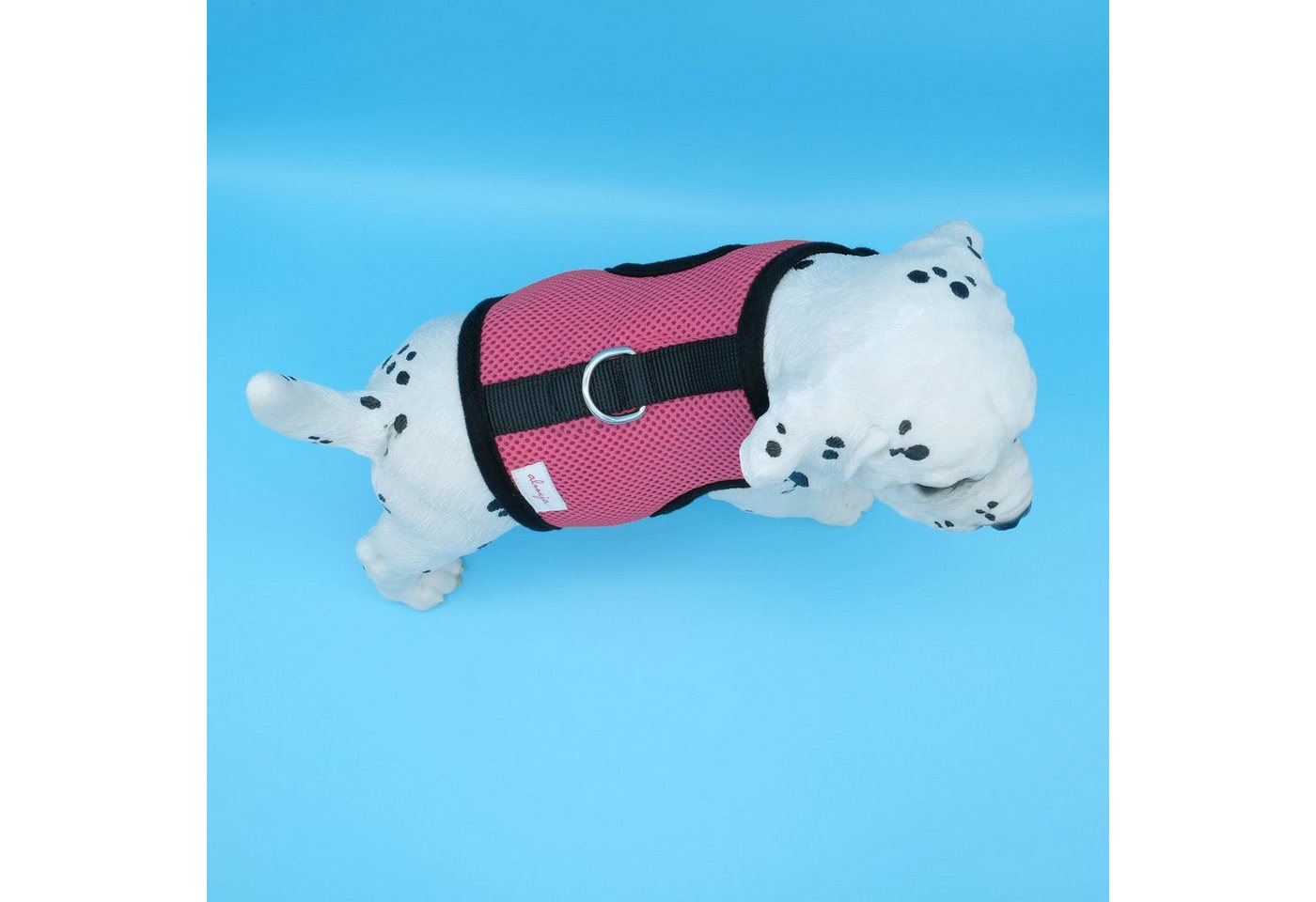 Thumbnail - Alvonja Hunde-Geschirr Hundegeschirr kleine, mittlere Hunde, Hundemantel Mesh pink, L, verstellbar, verschiedene Größen