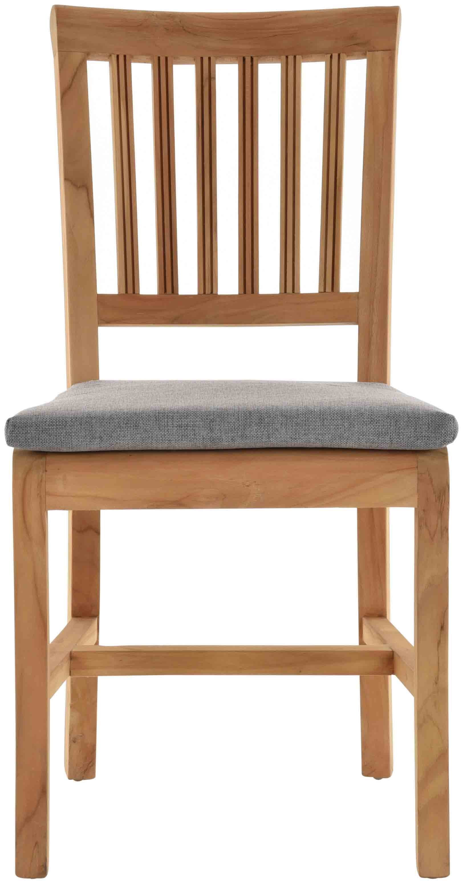 Krines Home Esszimmersessel Teakstuhl Holz Teak günstig online kaufen