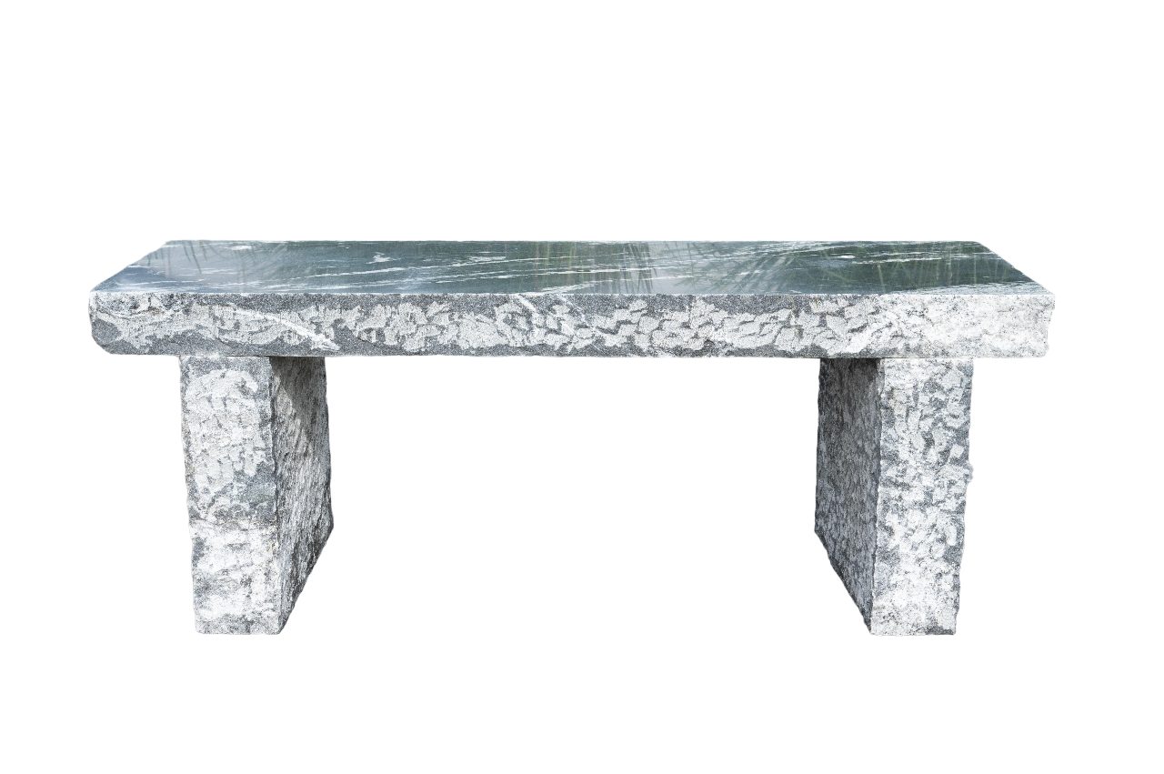 IDYL Gartenbank Marmor Stein Naturstein Sitzbank