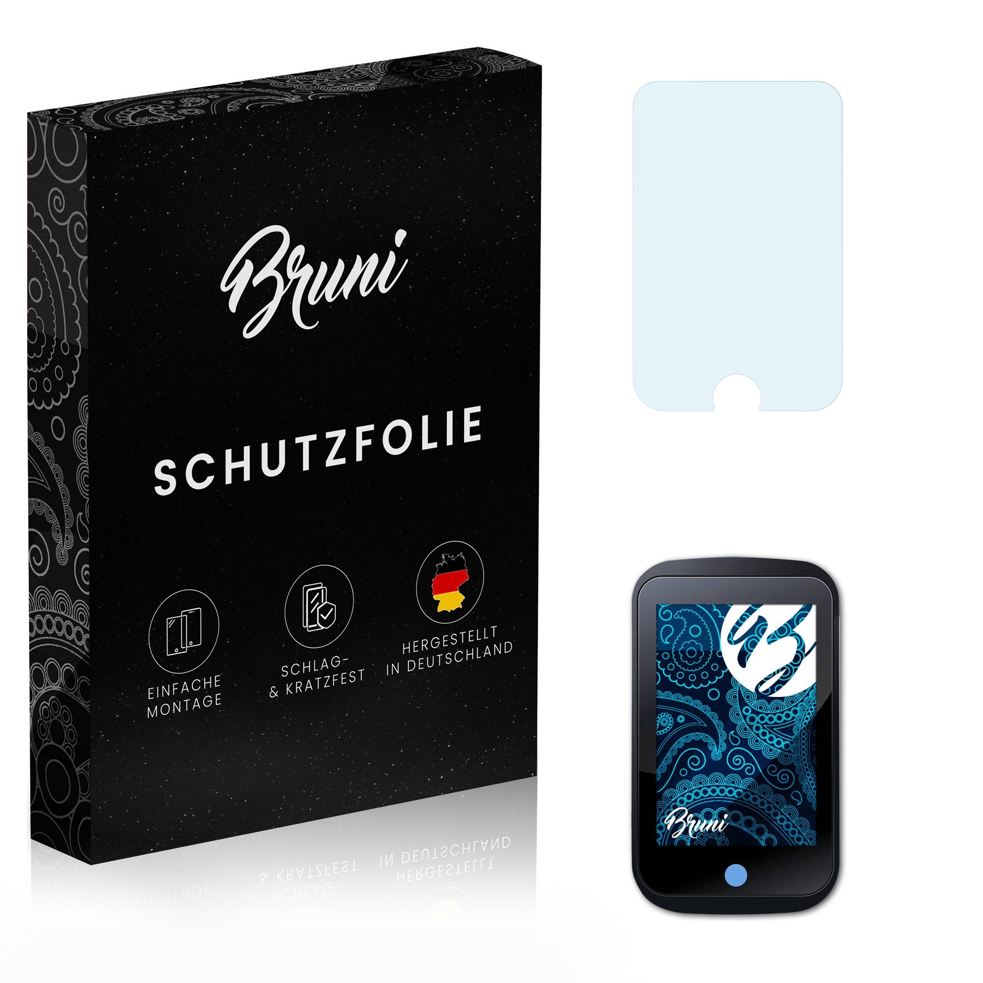 Schutzfolie Glasklare Displayschutzfolie für BikePilot