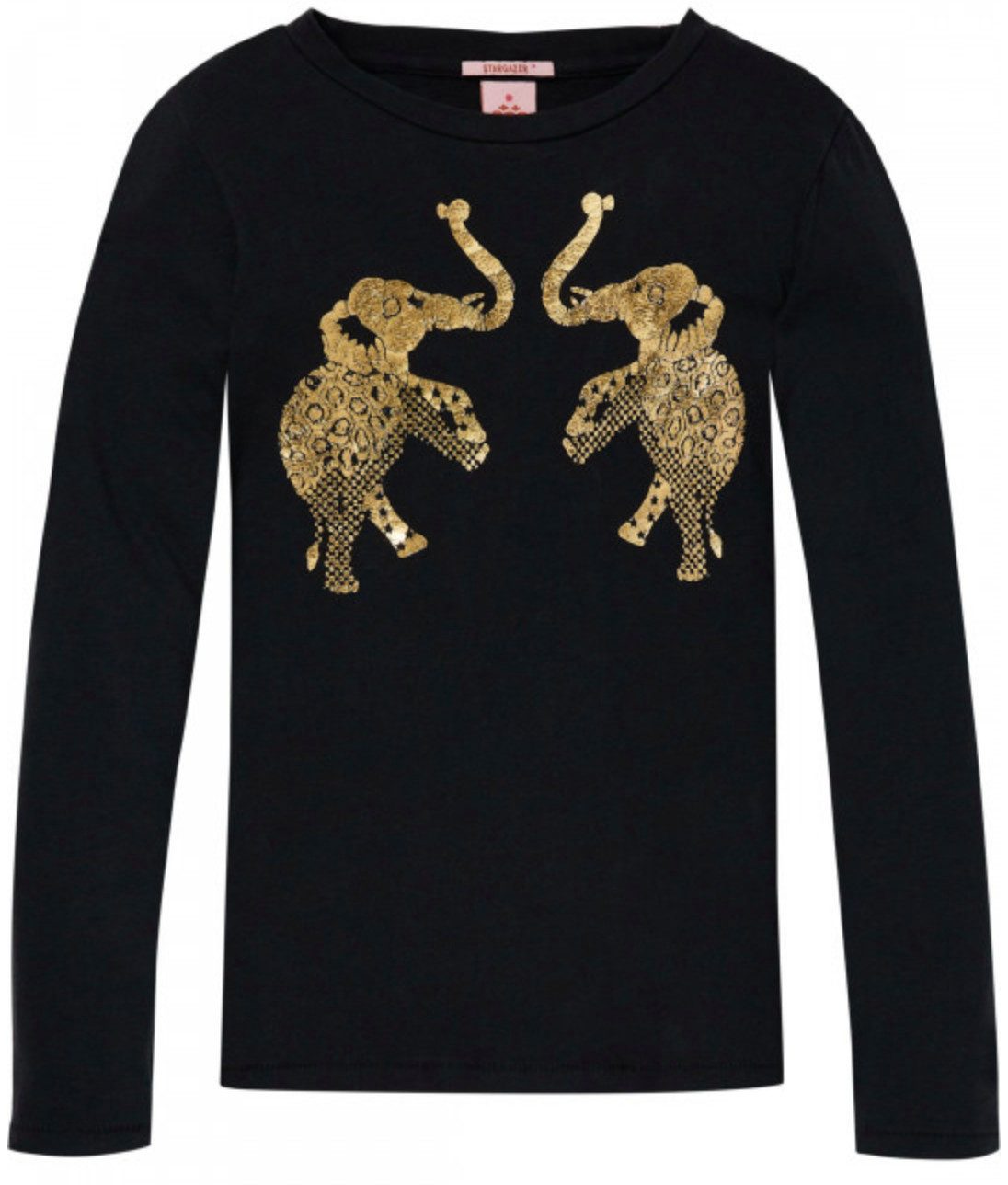 Scotch & Soda Langarmshirt Mädchen Langarmshirt Baumwolle Leinen – Longsleeve mit Print