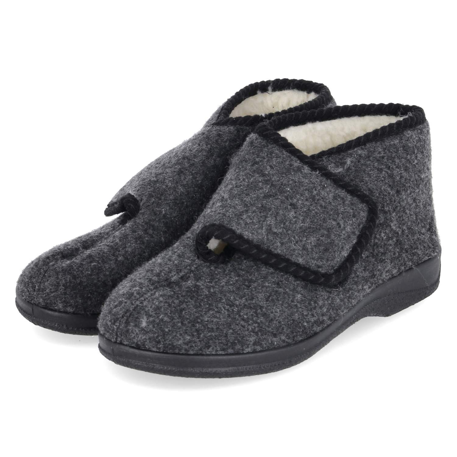 Vista Vista Hausschuhe 50-00LEO anthraziit Herren Filz grey Hausschuh