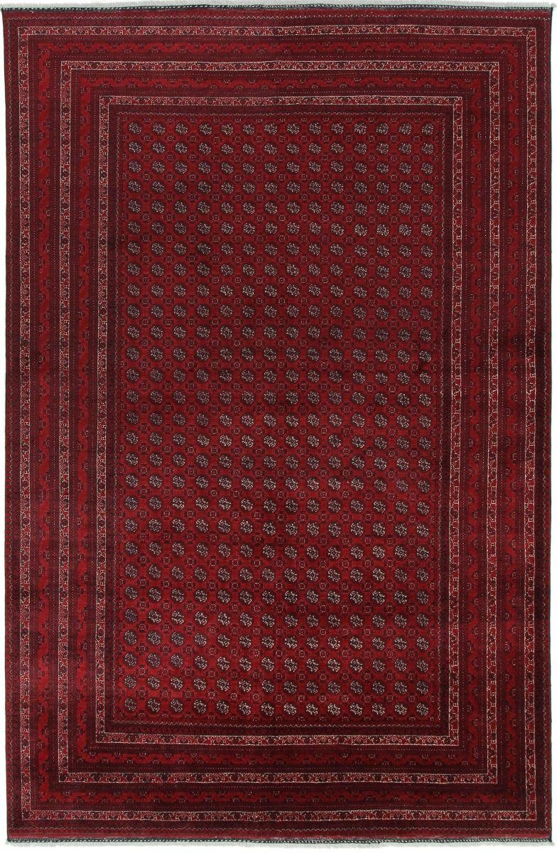Orientteppich Afghan Mauri Nain Trading, Orientteppich, 200x302 Handgeknüpfter Höhe: rechteckig, 6 mm