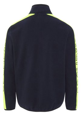 Chiemsee Fleecejacke Fleece-Jacke mit großem Schriftzug am Ärmel 1