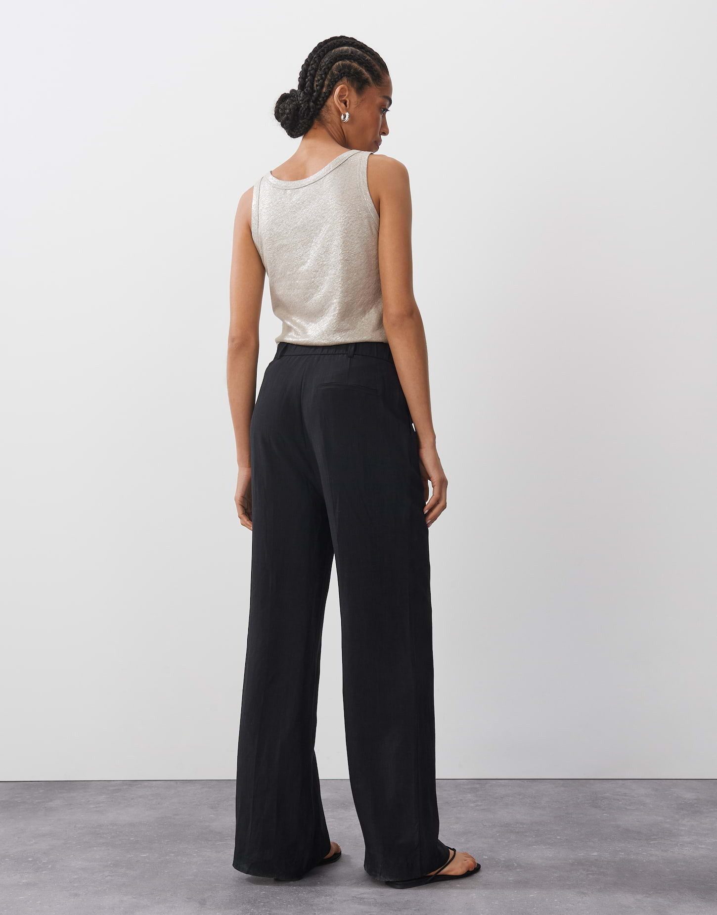 someday Bundfaltenhose Celino detail