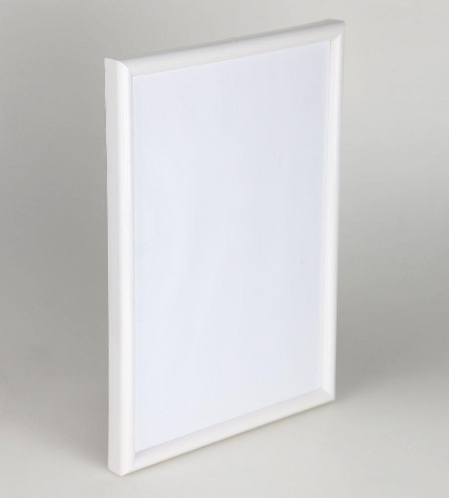 IDEAL TREND Bilderrahmen 3er 5er Leichter Weiß Pack 5er mit Classic Schu Set Plexiglas Kunststoffbilderrahmen