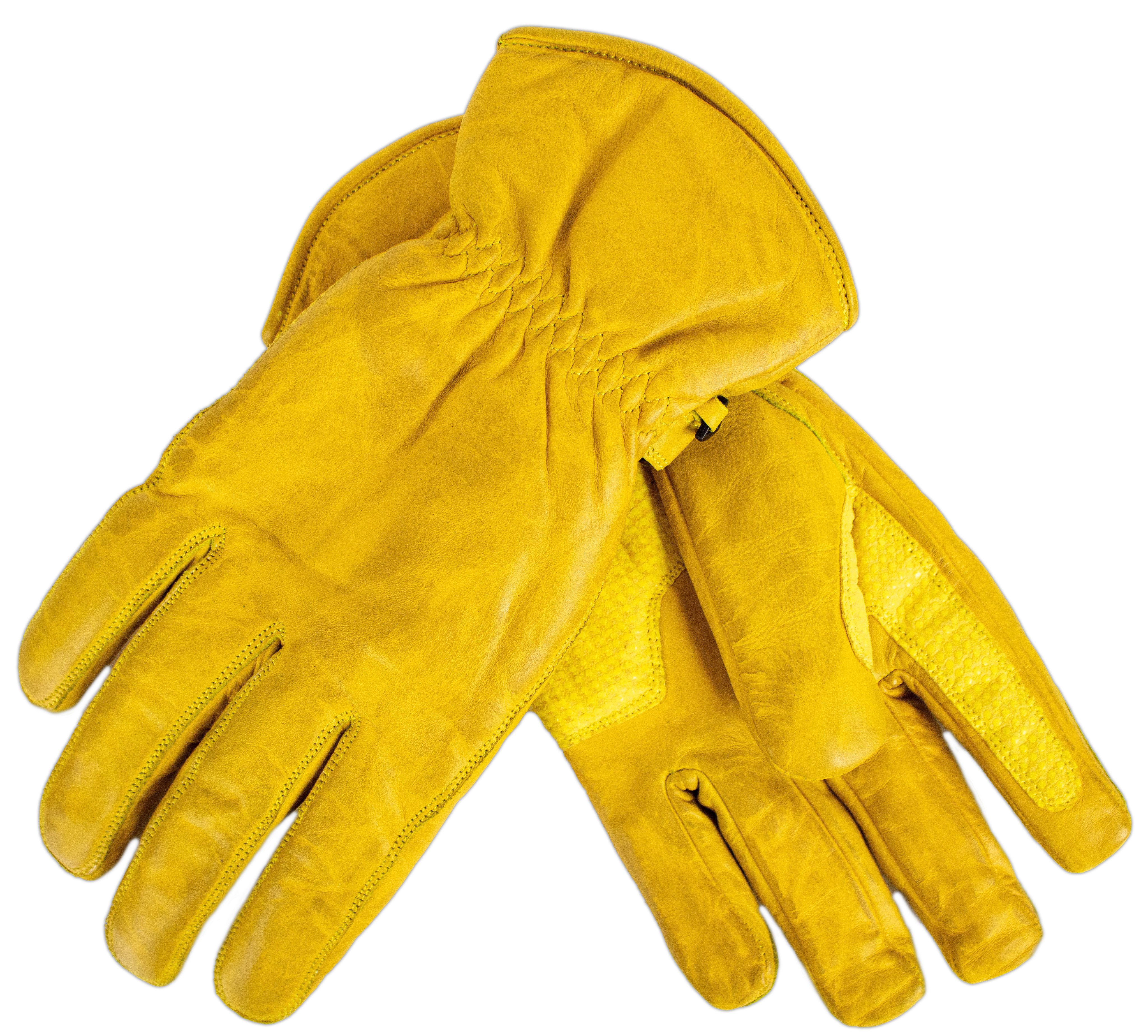 MDM Lederhandschuhe Motorradhandschuhe Leder Aramid verstärkt abriebfest Biker (Einzelpaar) Aramid-Innenfutter – schnittfest, hitzebeständig & abriebfest