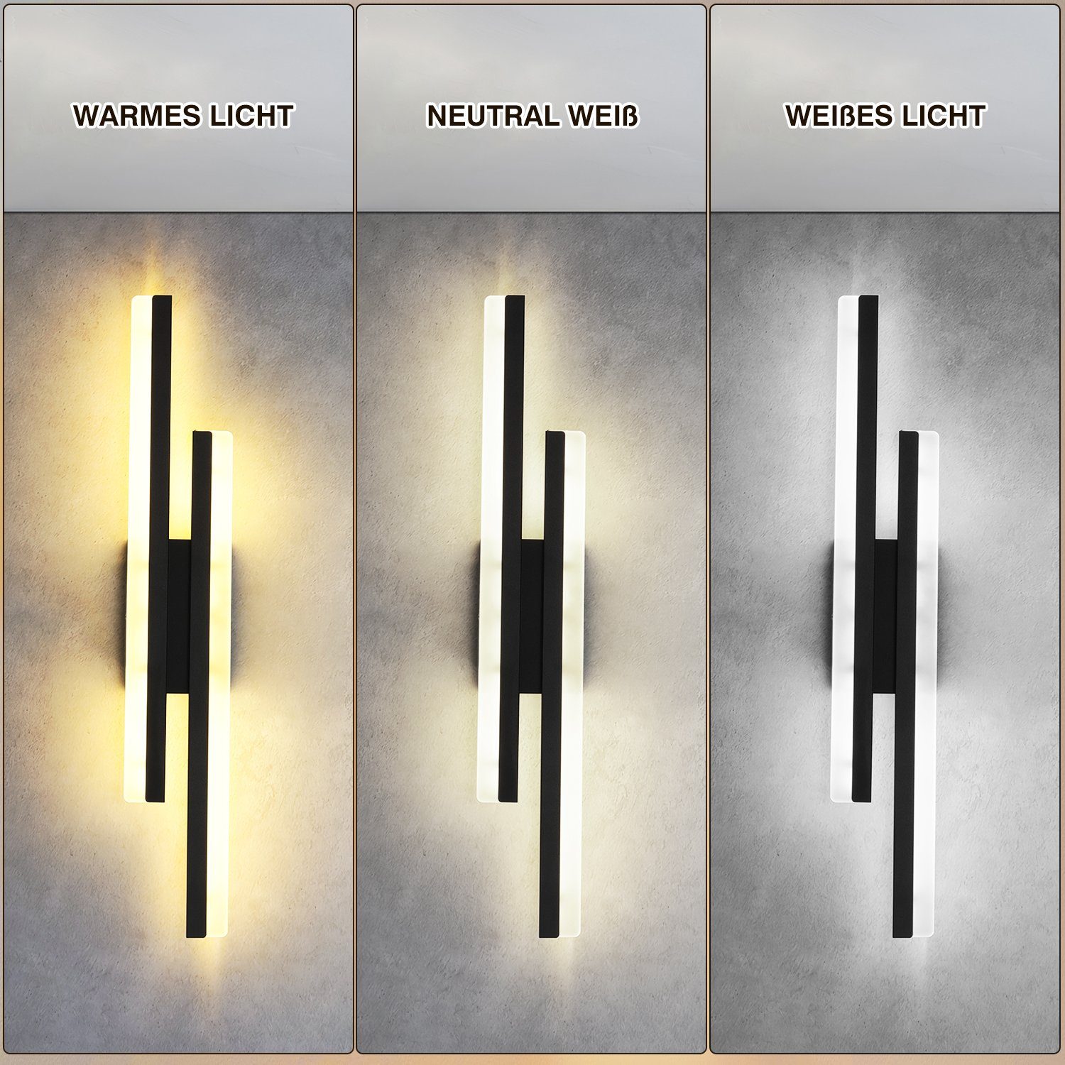 oyajia LED Wandleuchte 16W LED Wandlampe günstig online kaufen