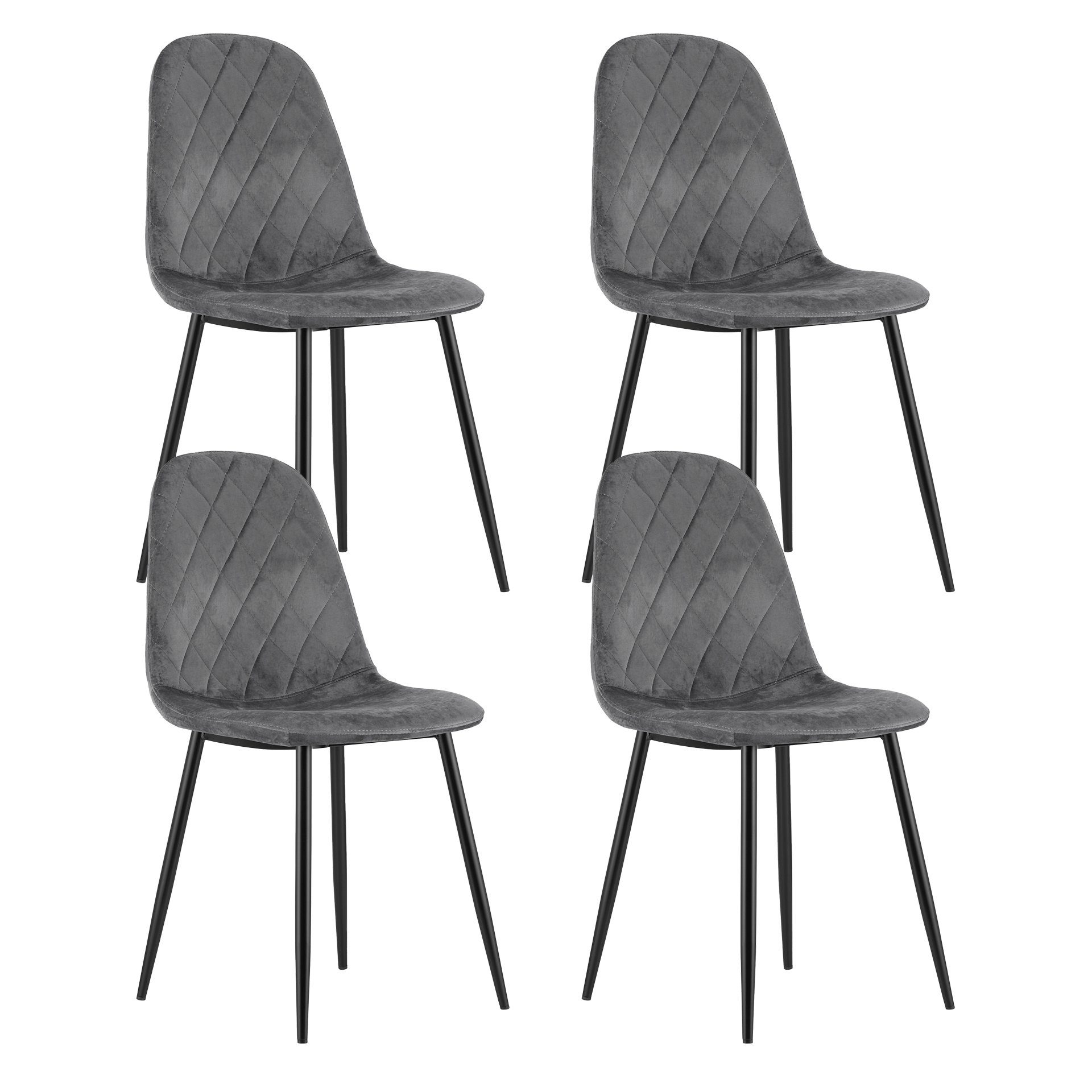 Home Collective Esszimmerstuhl 4er Set Polsterstuhl günstig online kaufen