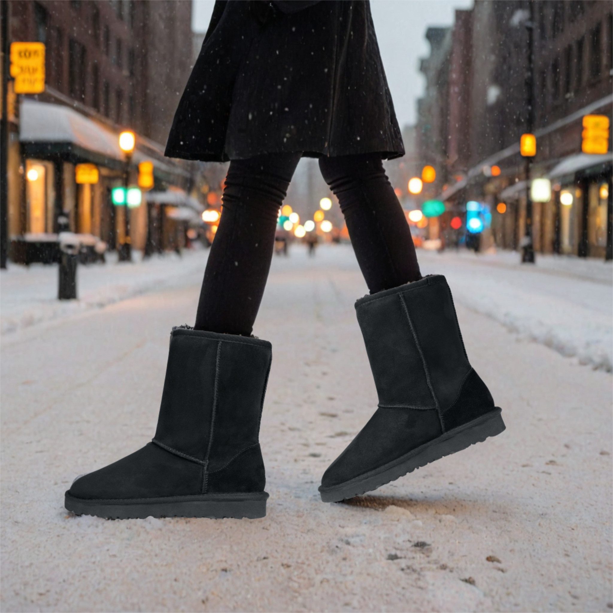 AvaMia Winterstiefel AMWB2401 Damenfellstiefel Damenwinterstiefel Fellstief günstig online kaufen