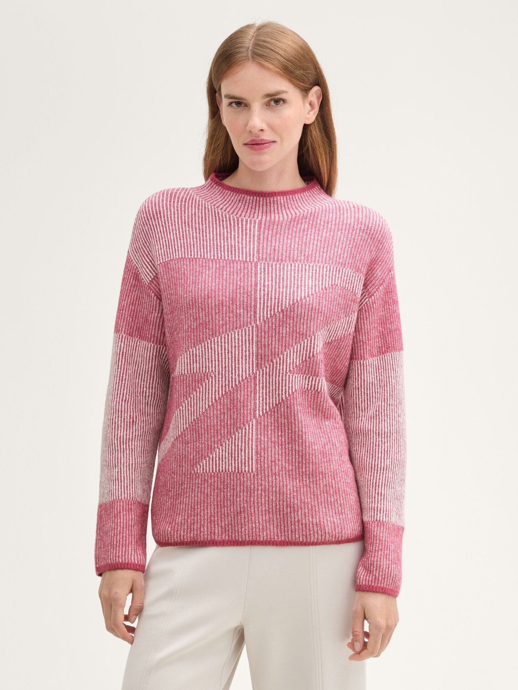 Strickpullover Gemusterter Strickpullover