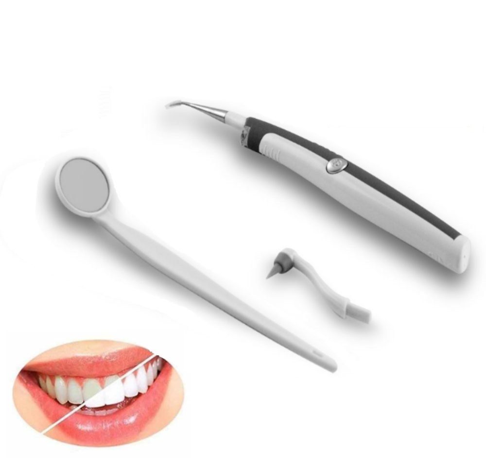 MAVURA Zahnzwischenraum-Reiniger Sonic PIC denta elektrischer  Zahnsteinentferner Zahnpflege Ultraschall Zahn Stein Entferner  Zahnreinigung Plaque