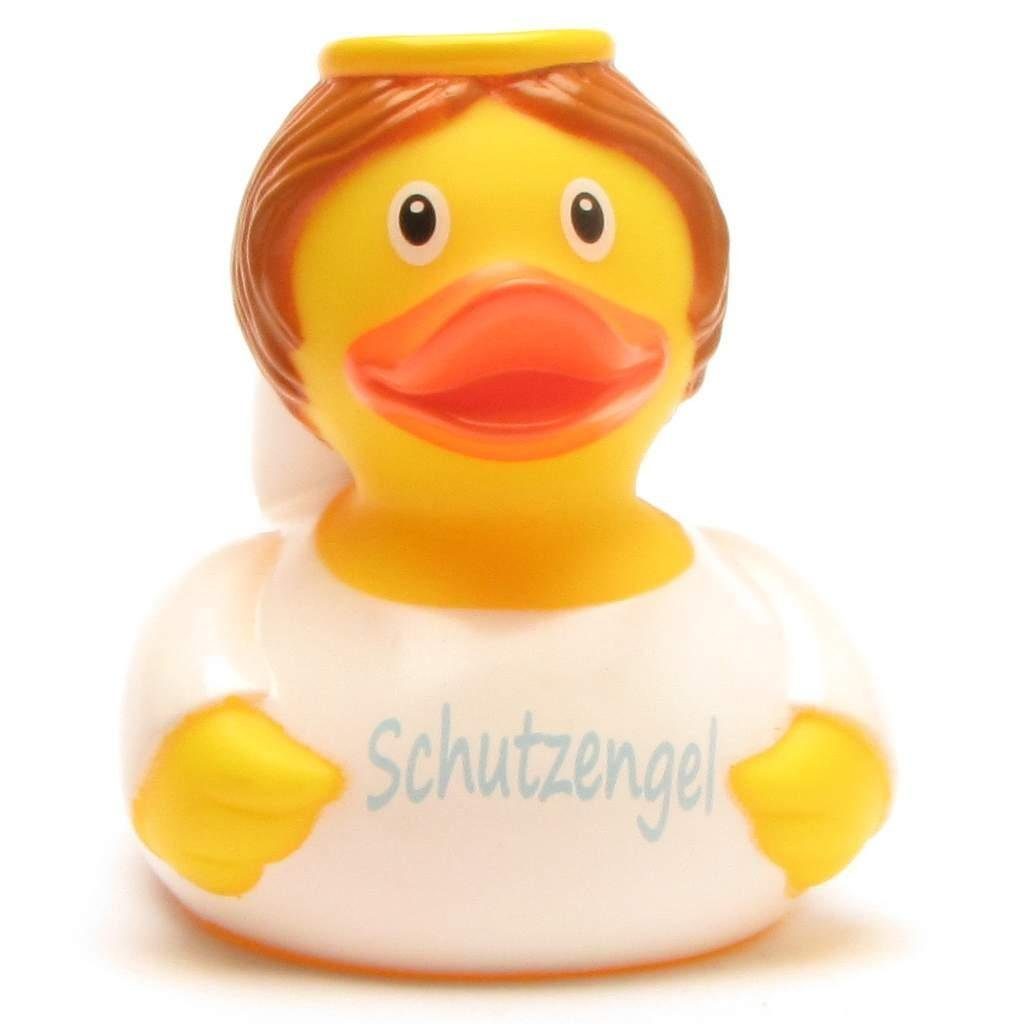 Badeente - Badespielzeug Lilalu Schutzengel weiss Quietscheente -