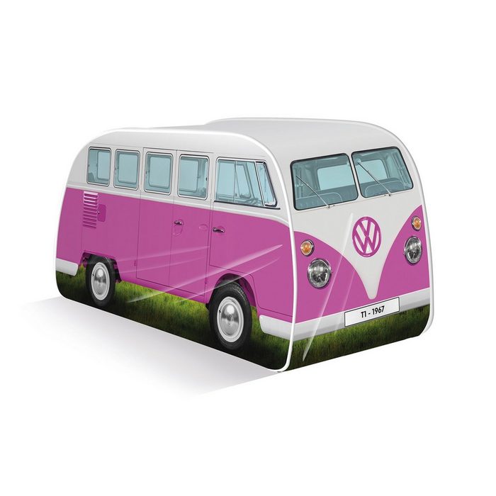 VW Collection by BRISA Spielzelt Volkswagen Pop Up Zelt (Komplettset mit klarer Anleitung 1) Safarifenster als auch Türen an der Seite & Rückseite