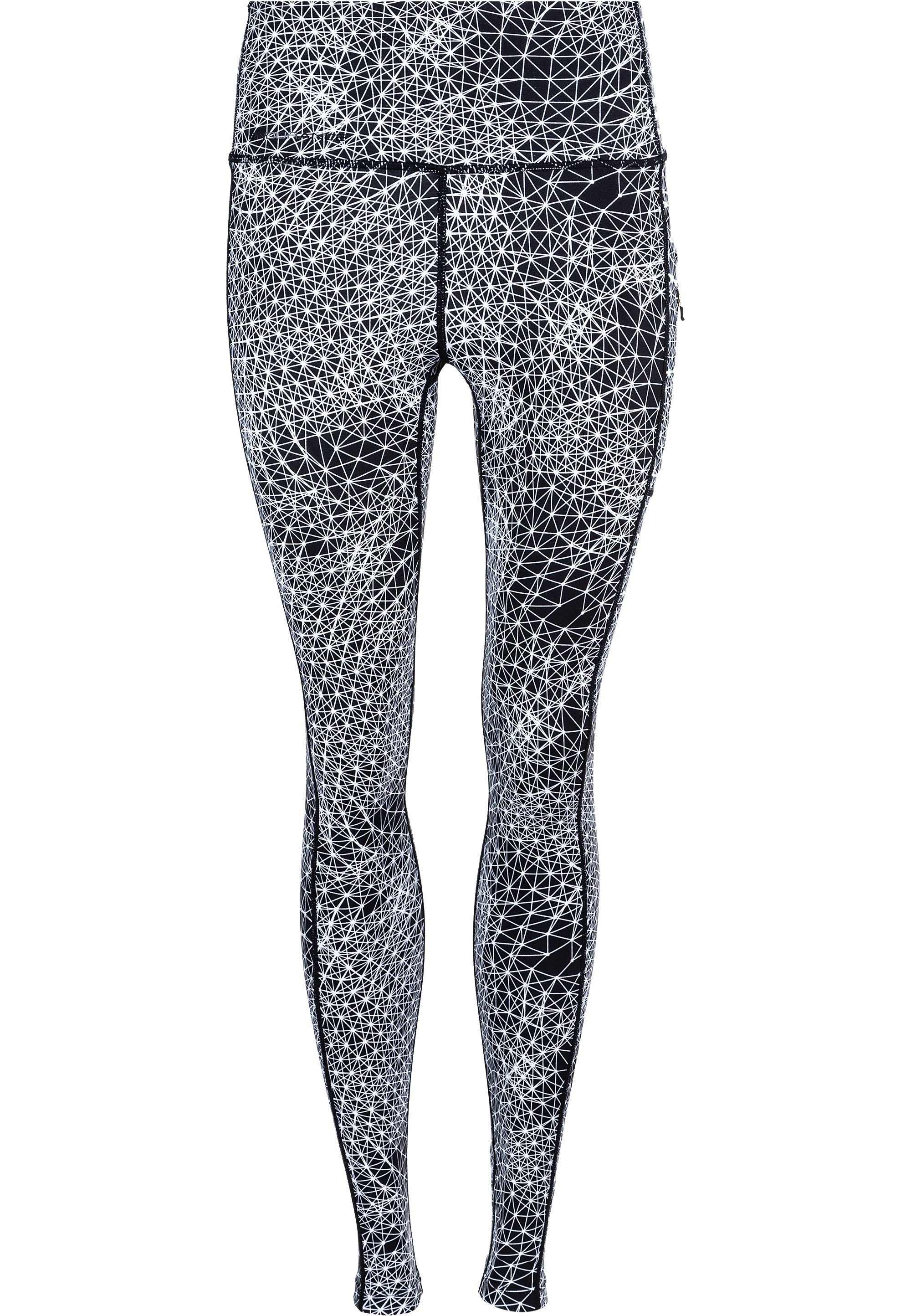ENDURANCE Trainingstights Peira W Print Tights mit seitlicher Handy- und Schlüsseltasche