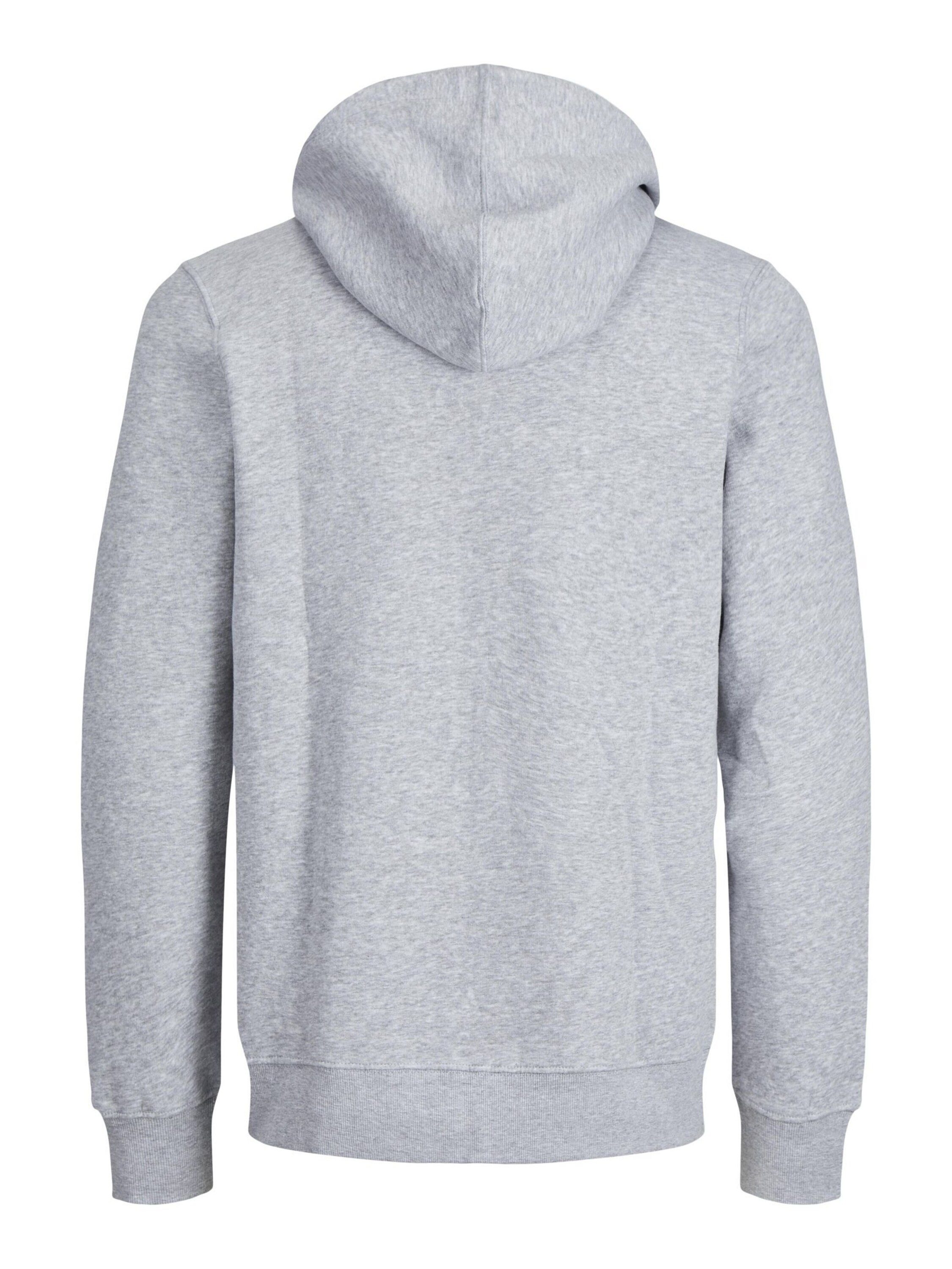 Jack&Jones Kapuzenjacke aus Baumwollmischung Farbe hellgrau Größe: 7XL günstig online kaufen
