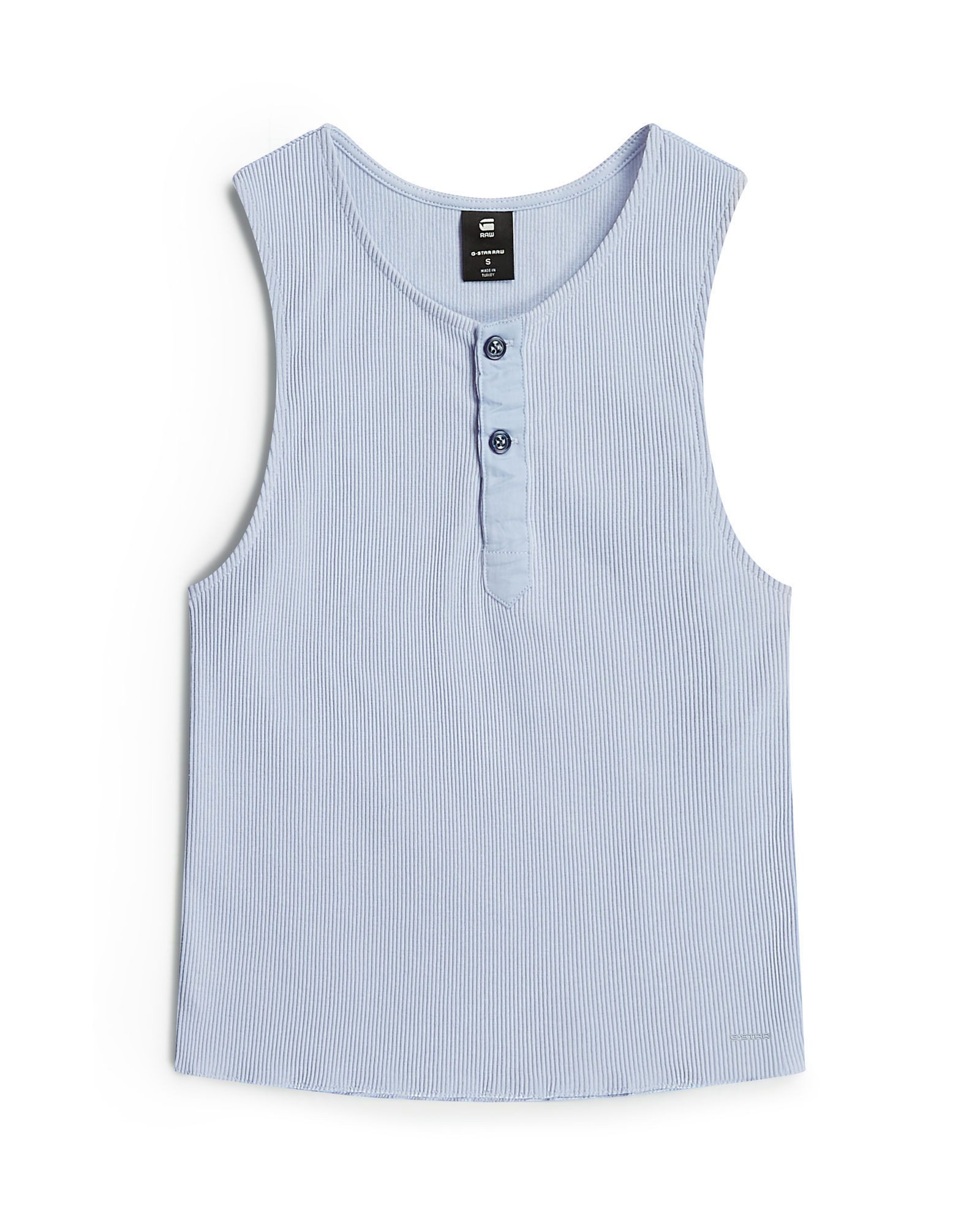 G-STAR T-Shirt Slim Henley Tank T-Shirt