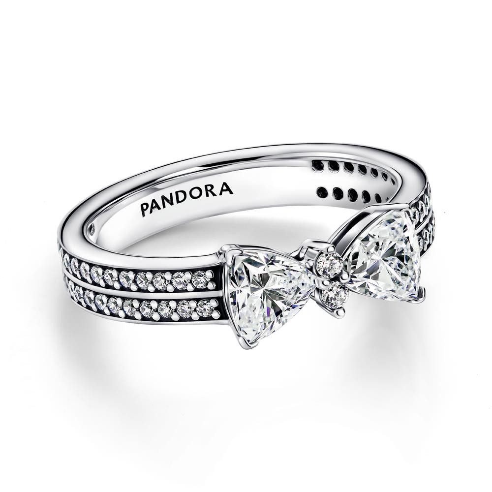 Pandora Fingerring Schleifenring für Damen aus 925er Silber von PANDORA Timeless