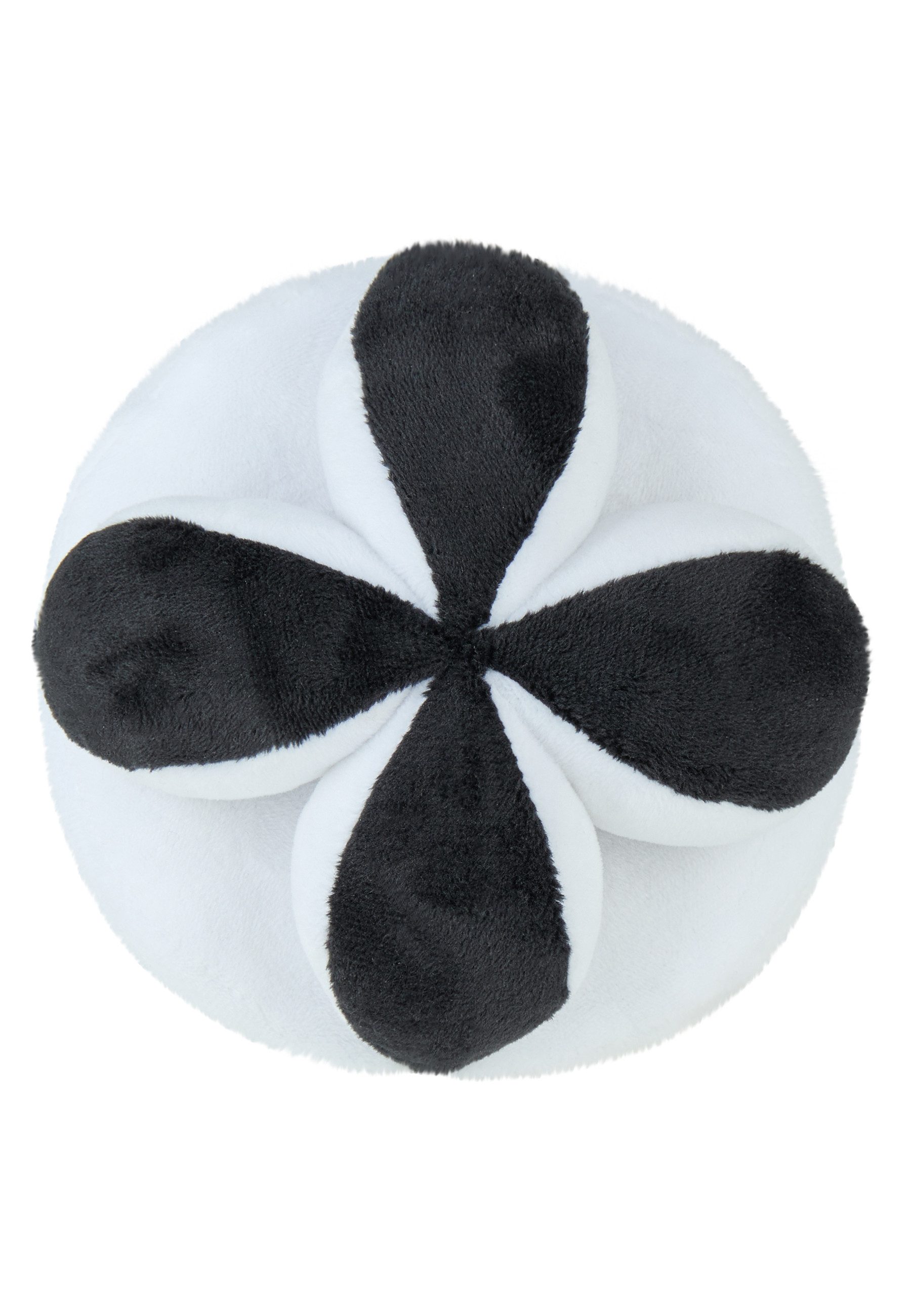 Sterntaler® Spielball Stoffball (1-St), weich, wattiert, Knisterpapier, Quietsche, Rassel, griffiges Design