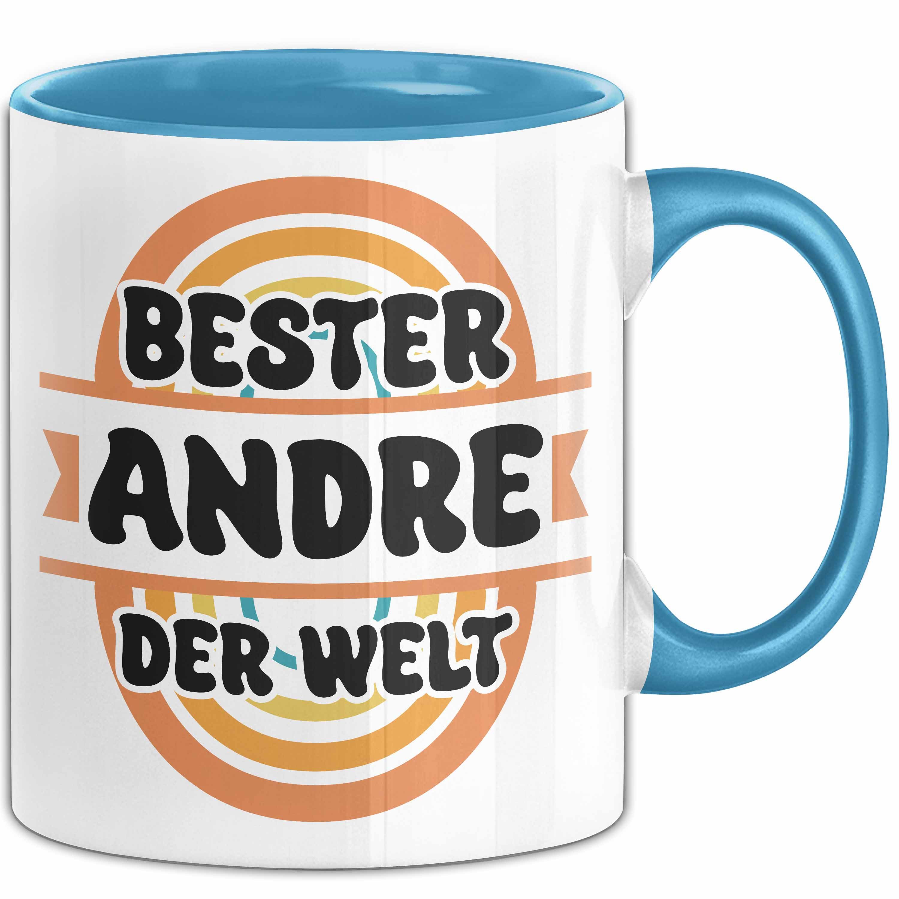 Trendation Tasse Andre Tasse Geschenk Name Bester Andre Der Welt Kaffee-Becher