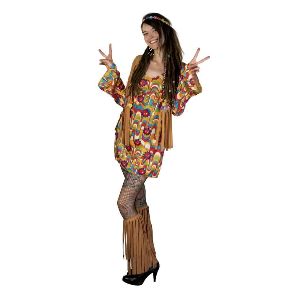 Kostüm Kostüm - Hippie - Erwachsene - Größe XS 32/34