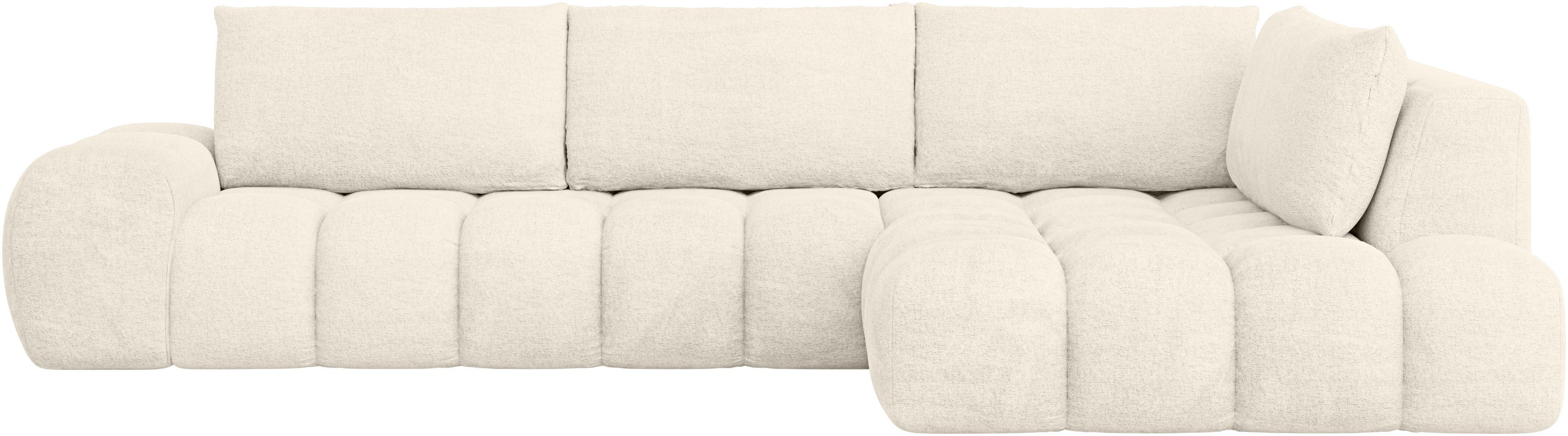 OTTO home Ecksofa AZITA L-Form, XXL 352 cm Designsofa in Bubble-Opitk, lose günstig online kaufen