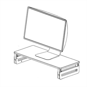 VALUE Monitor-/Laptop-Ständer, höhenverstellbar Laptop-Ständer, (bis 20 kg)
