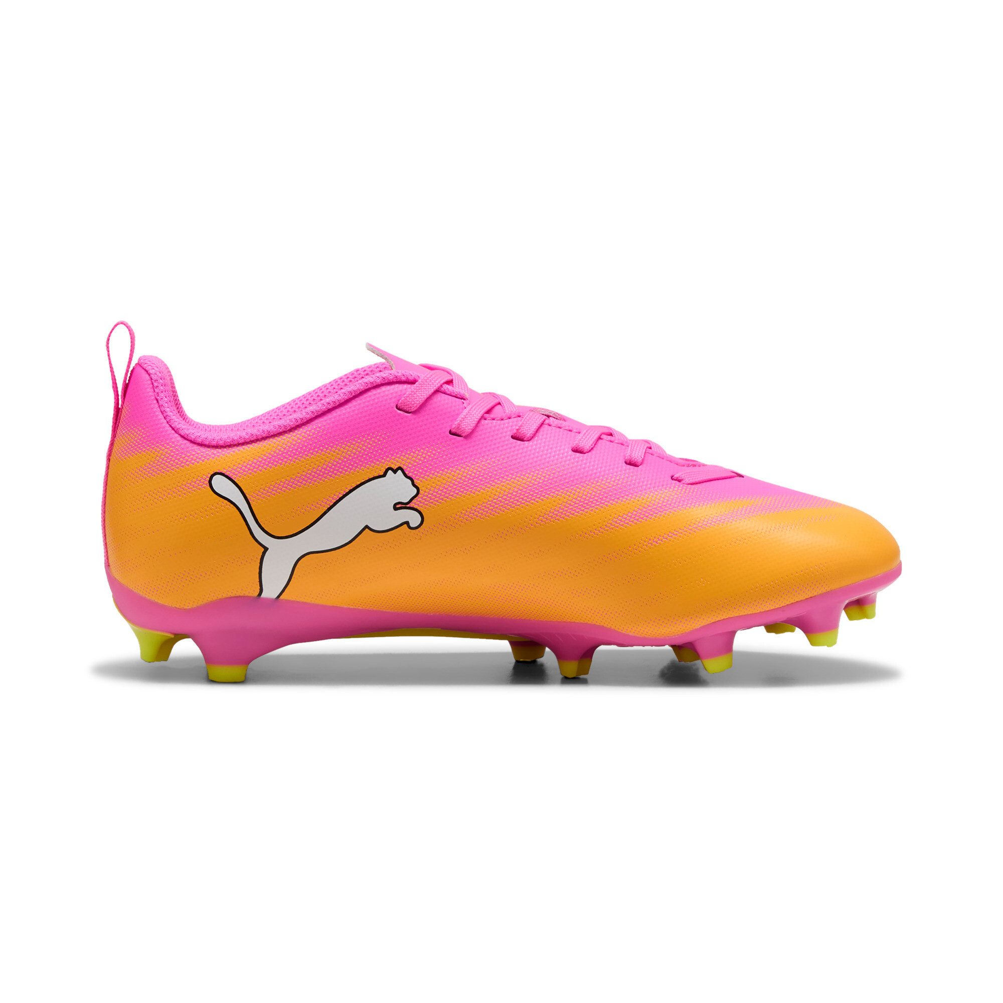 PUMA ULTRA 6 PLAY FG/AG JR Fußballschuh für Rasen- und Kunstrasenplätze, atmungsaktiv, mit Schnürung