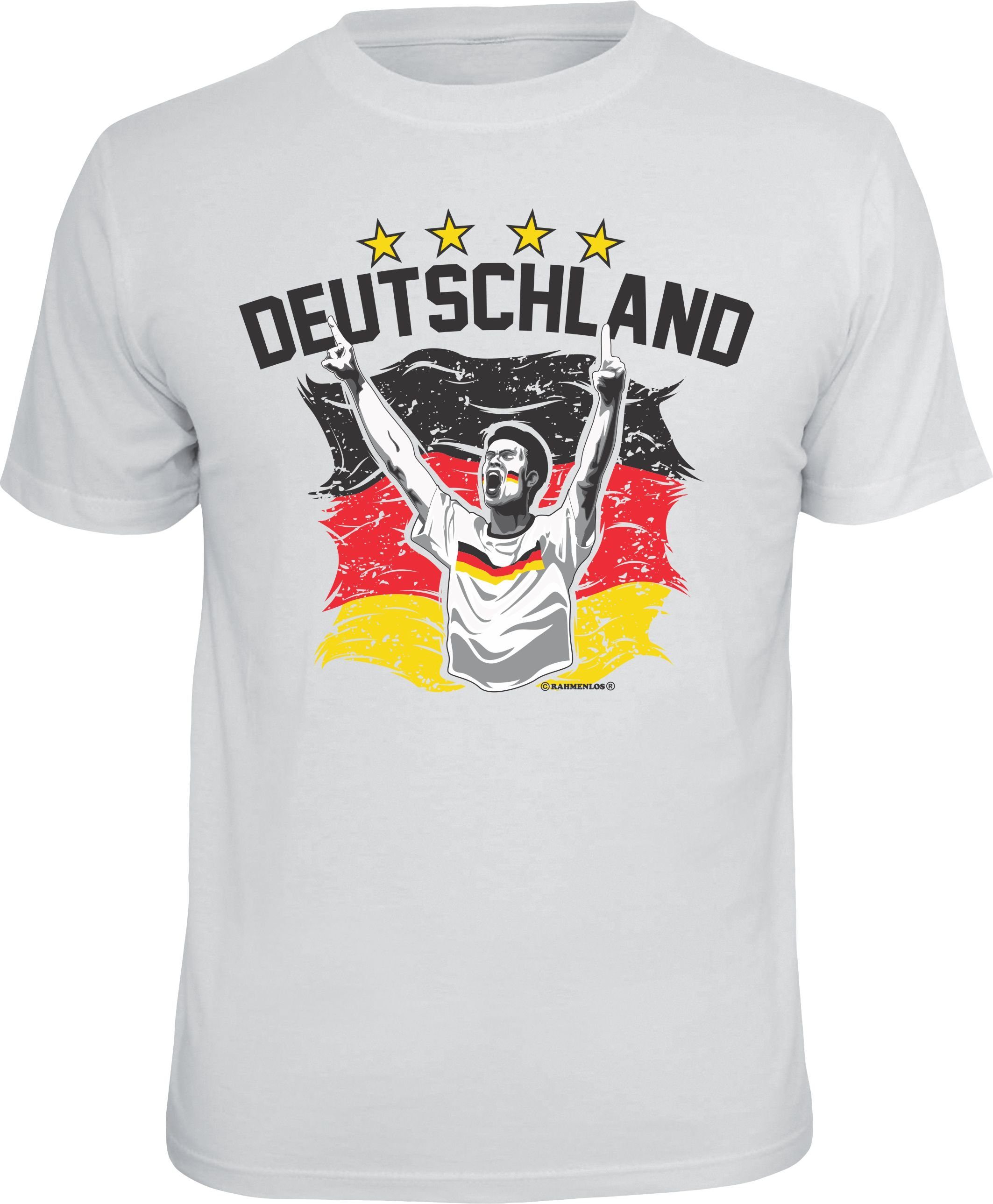 RAHMENLOS® T-Shirt zum Fußball-Ereignis: Deutschland