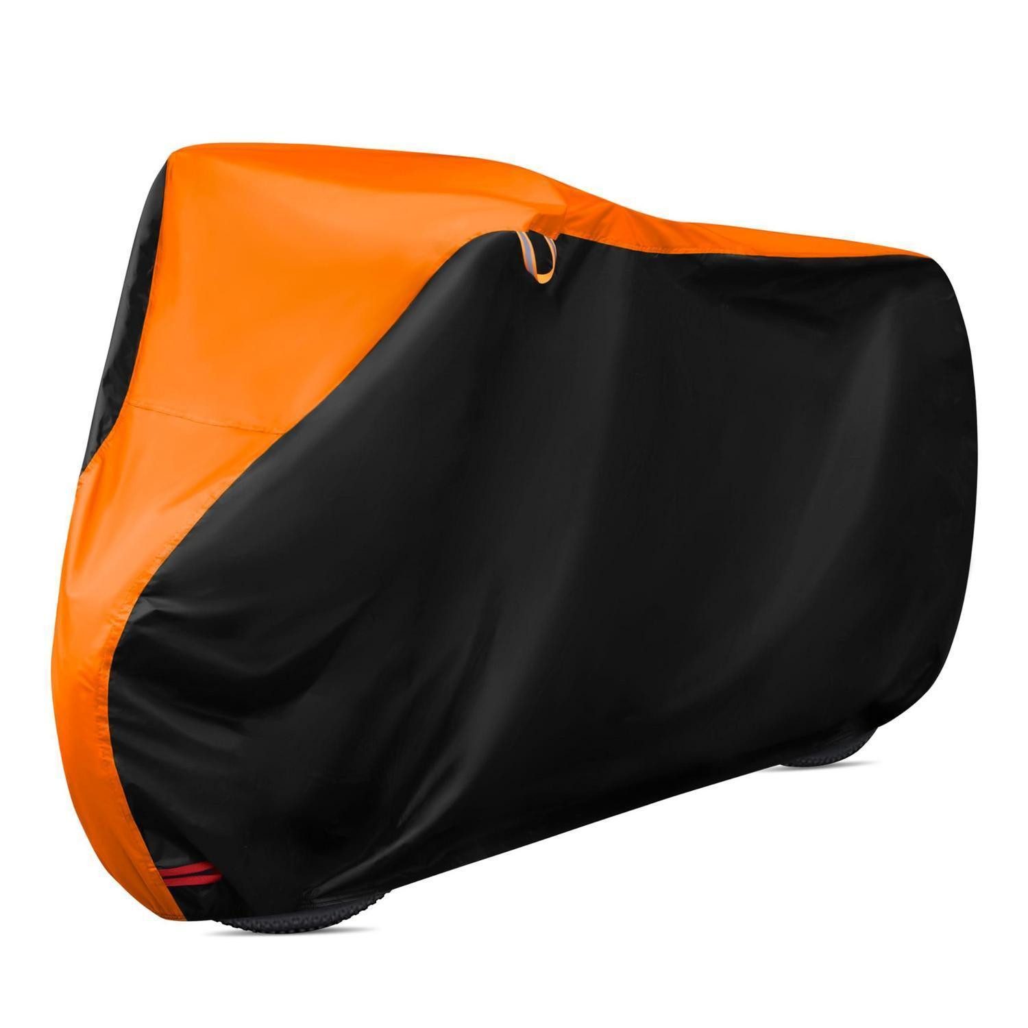 LuxusKollektion Fahrradschutzhülle Fahrradabdeckung 210T wasserdicht mit Schlossösen 200 x 110 x 70 cm