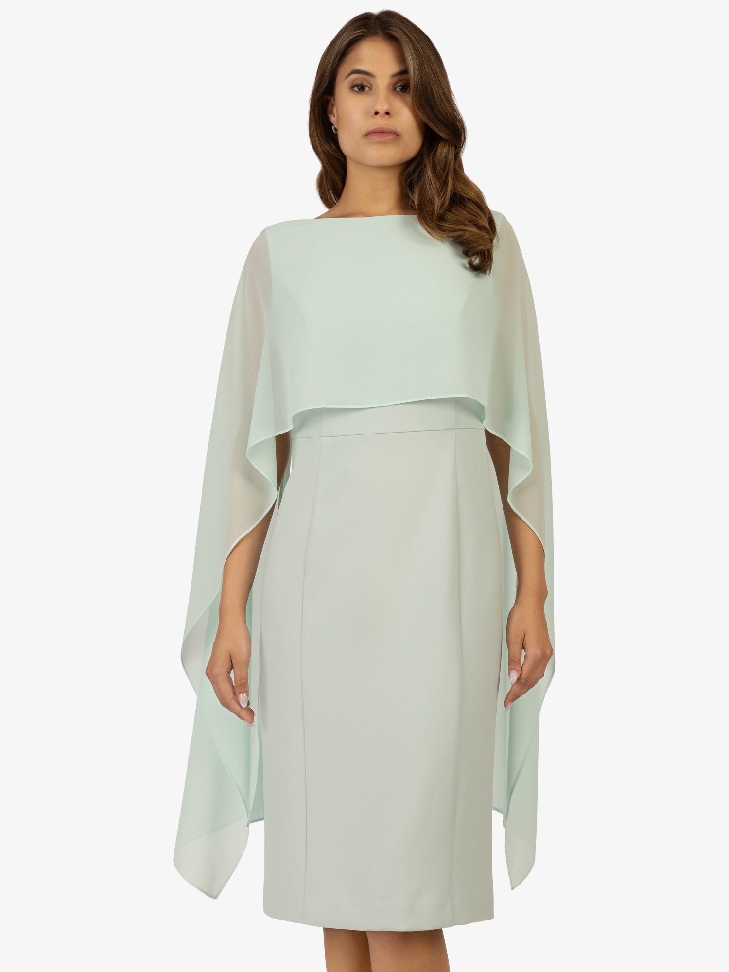 Robe De Soirée APART Avec Veste En Dentelle - Manches Mi-longues, Jupe Plissée - Taille Moulante - Pour événements élégants