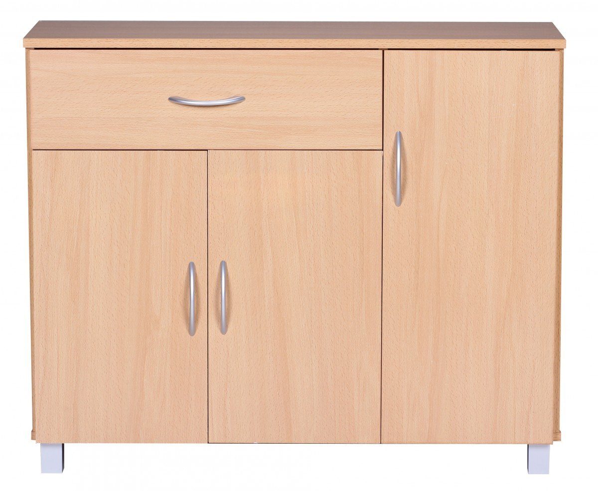 Wohnling Sideboard WL1.333 (SETE Buche mit günstig online kaufen