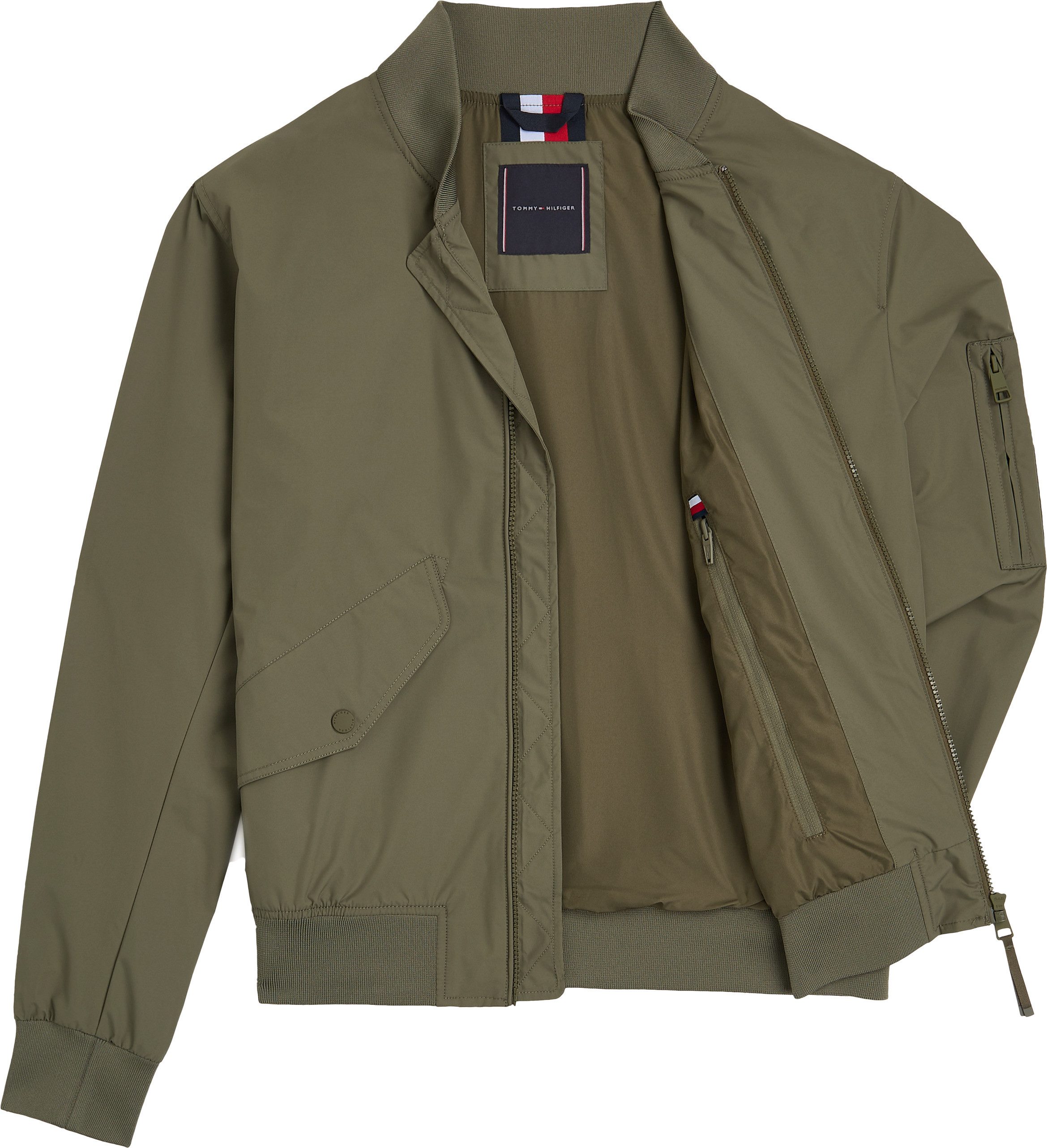 Tommy Hilfiger Bomberjacke PACKABLE BOMBER Fliegerjacke, Freizeitjacke