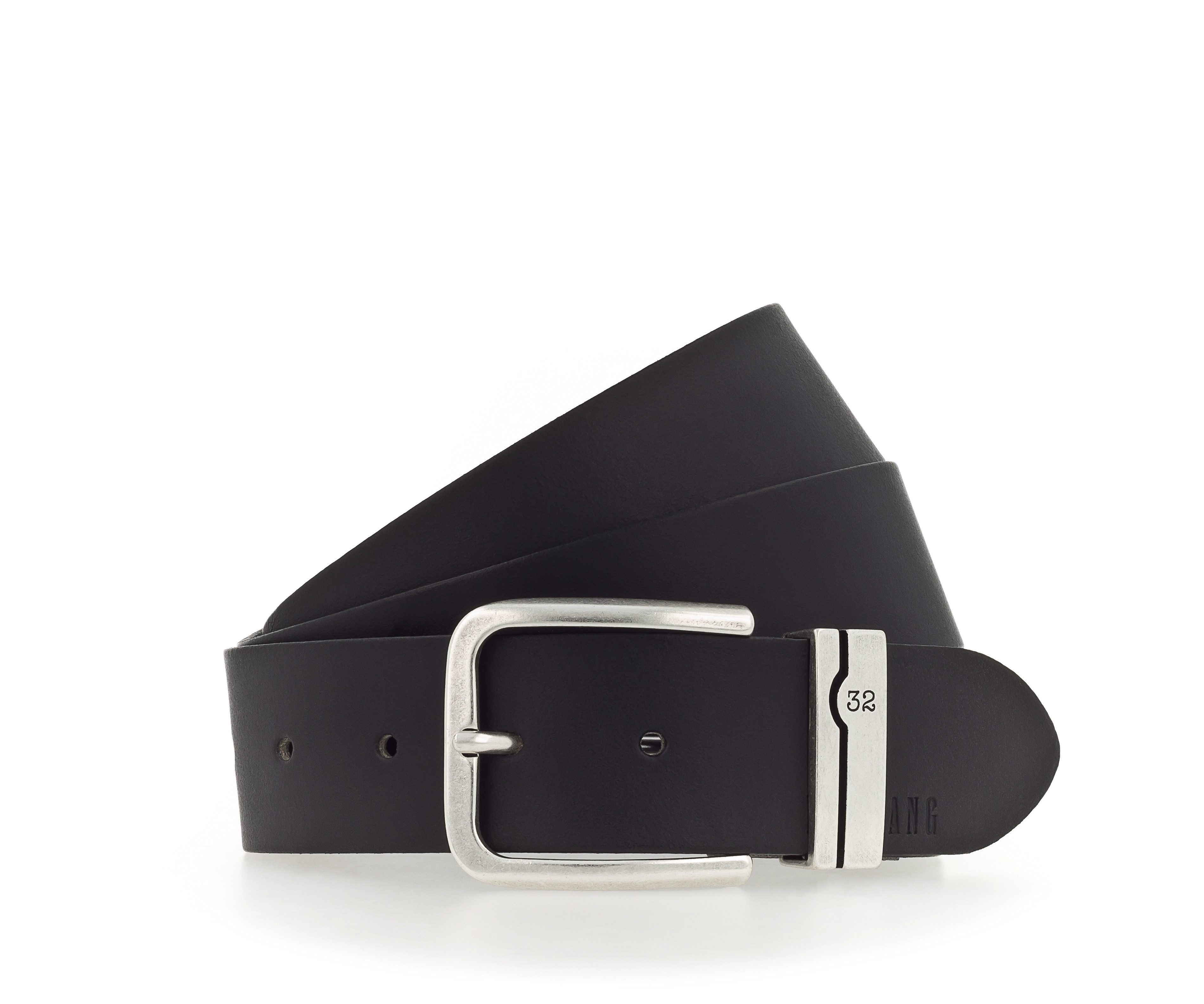 MUSTANG Ledergürtel (1-St) verzierte Metallschlaufe, 4 cm, Logoschriftzug günstig online kaufen