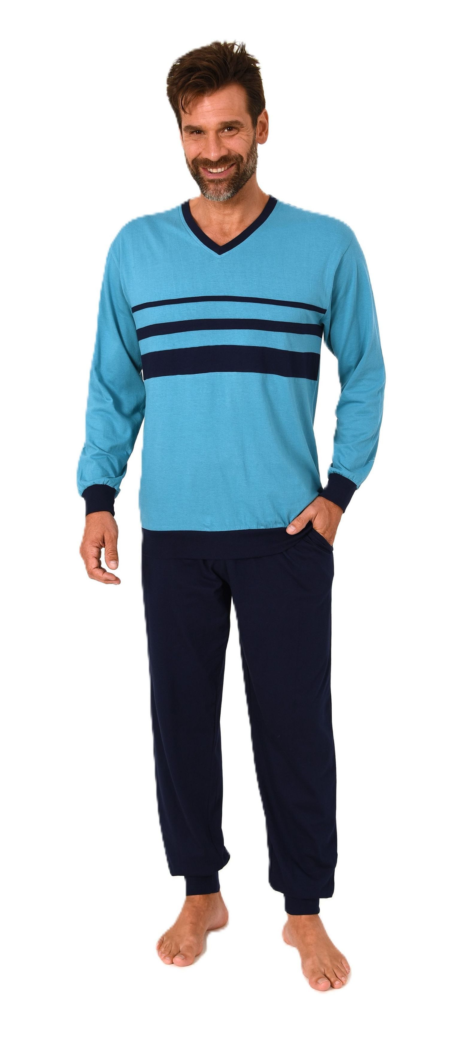 Normann Pyjama Normann Herren Schlafanzug mit günstig online kaufen