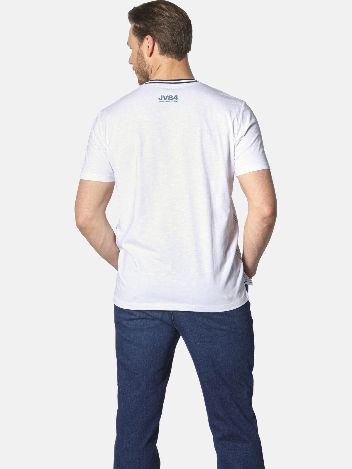 Jan Vanderstorm T-Shirt BRYNO mit V-Ausschnitt günstig online kaufen