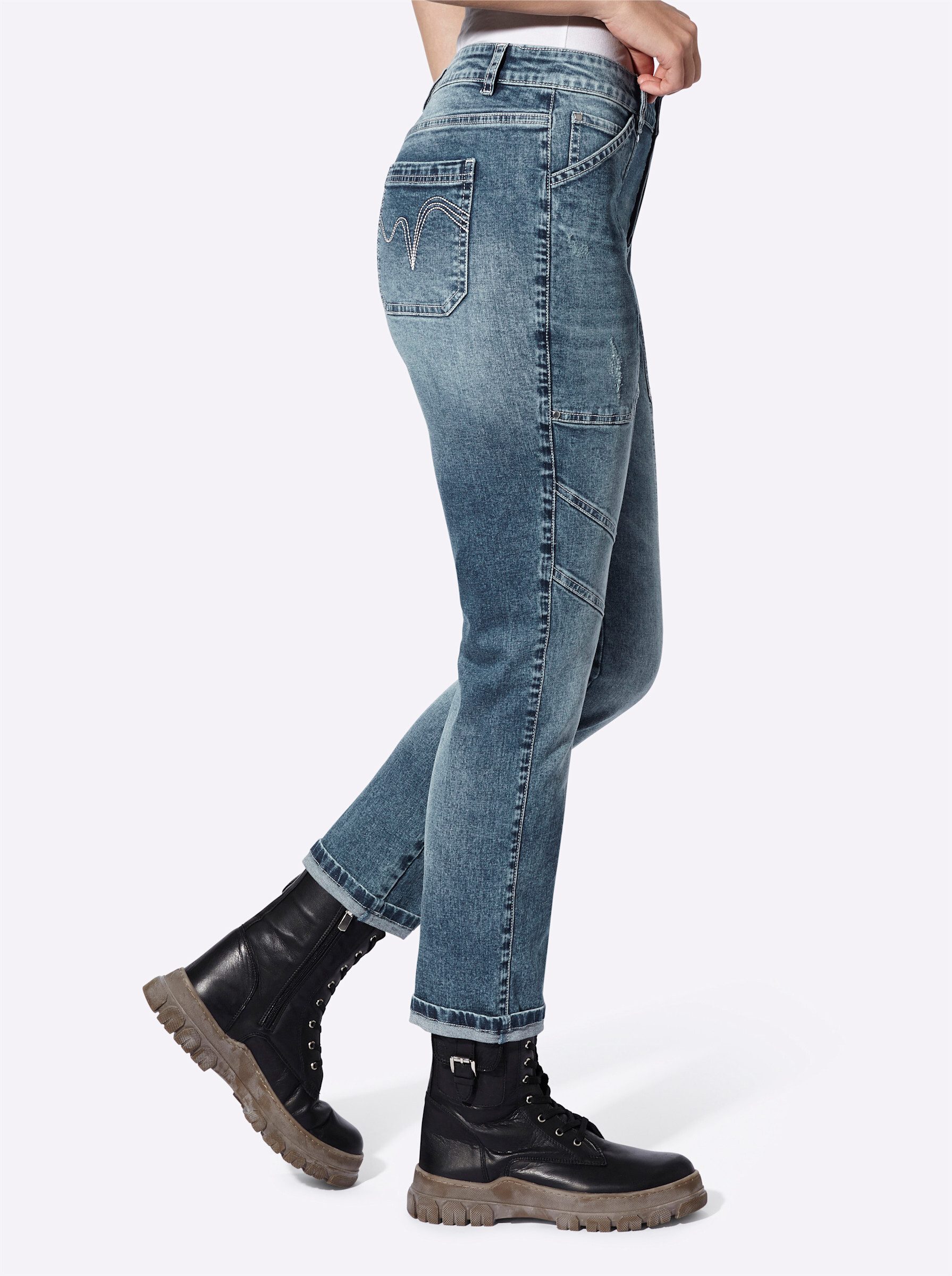 heine Bequeme Jeans Boyfriend-Jeans . günstig online kaufen