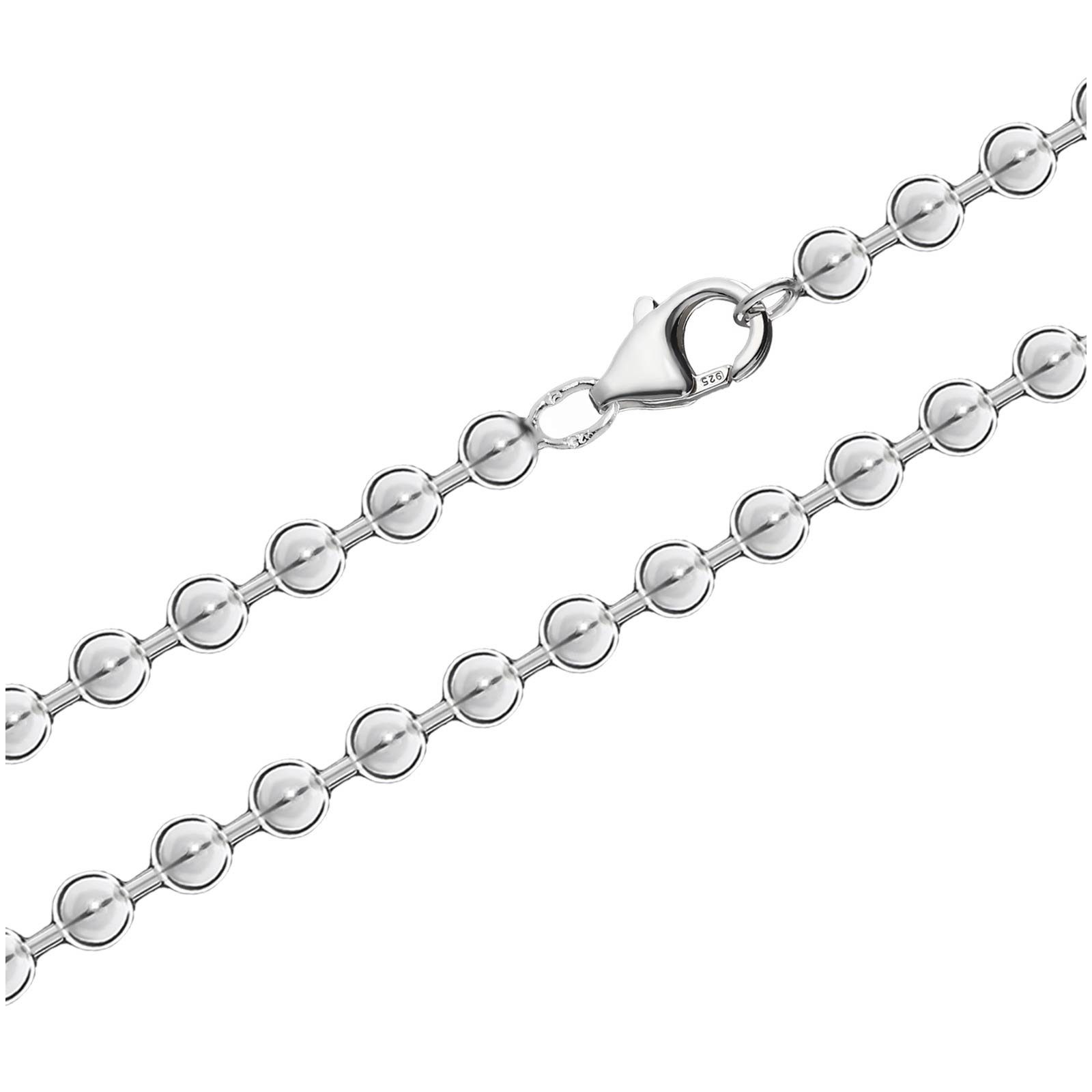 NKlaus Silberkette 45cm Kugelkette 4,5mm 925 günstig online kaufen