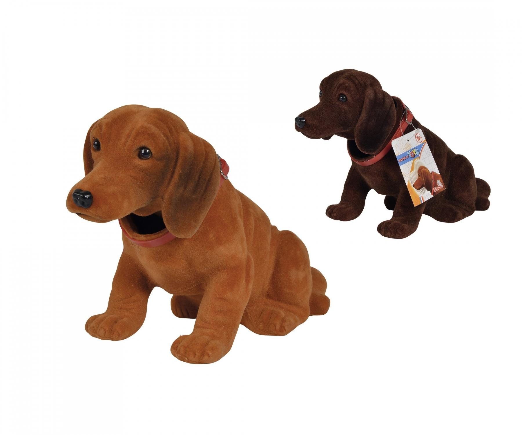 SIMBA Spielfigur Simba 104329292 - Wackelkopf Waldi, 2-sort.