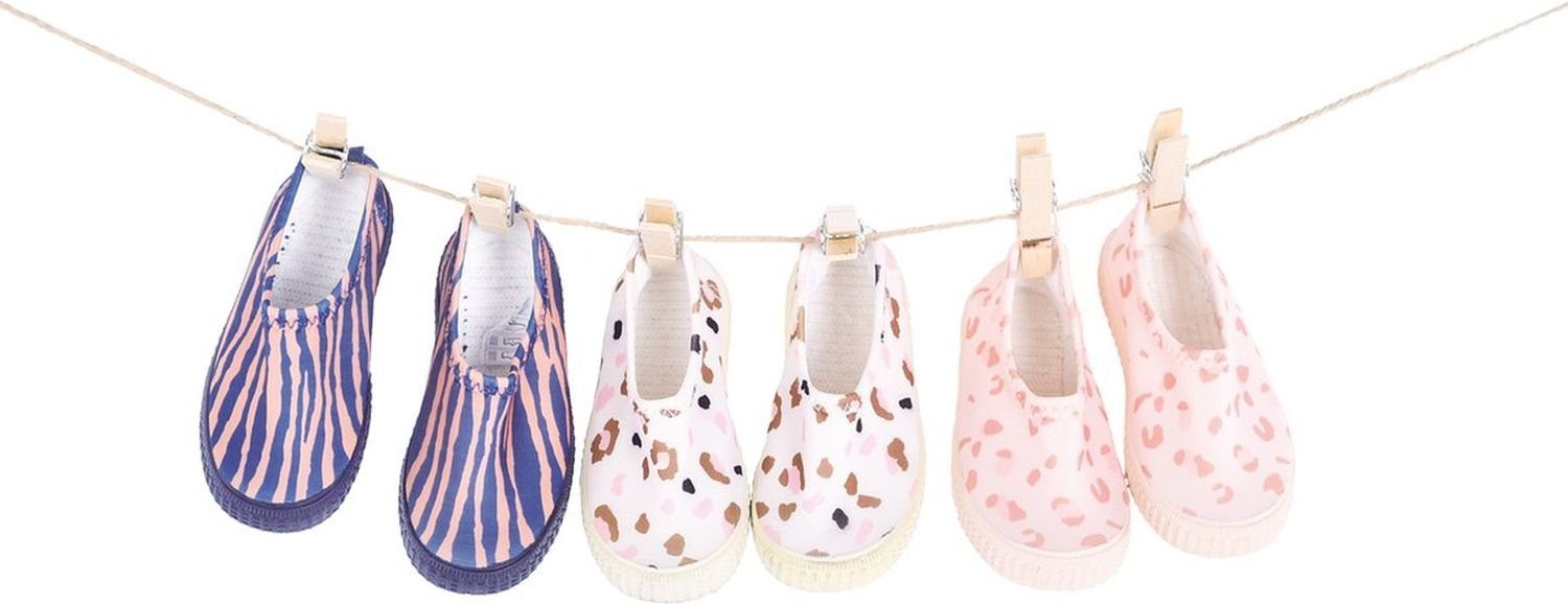 Swim Essentials Swim Essentials rutschfeste Wasserschuhe, für Kinder weiß/khaki Leopar Aquaschuh