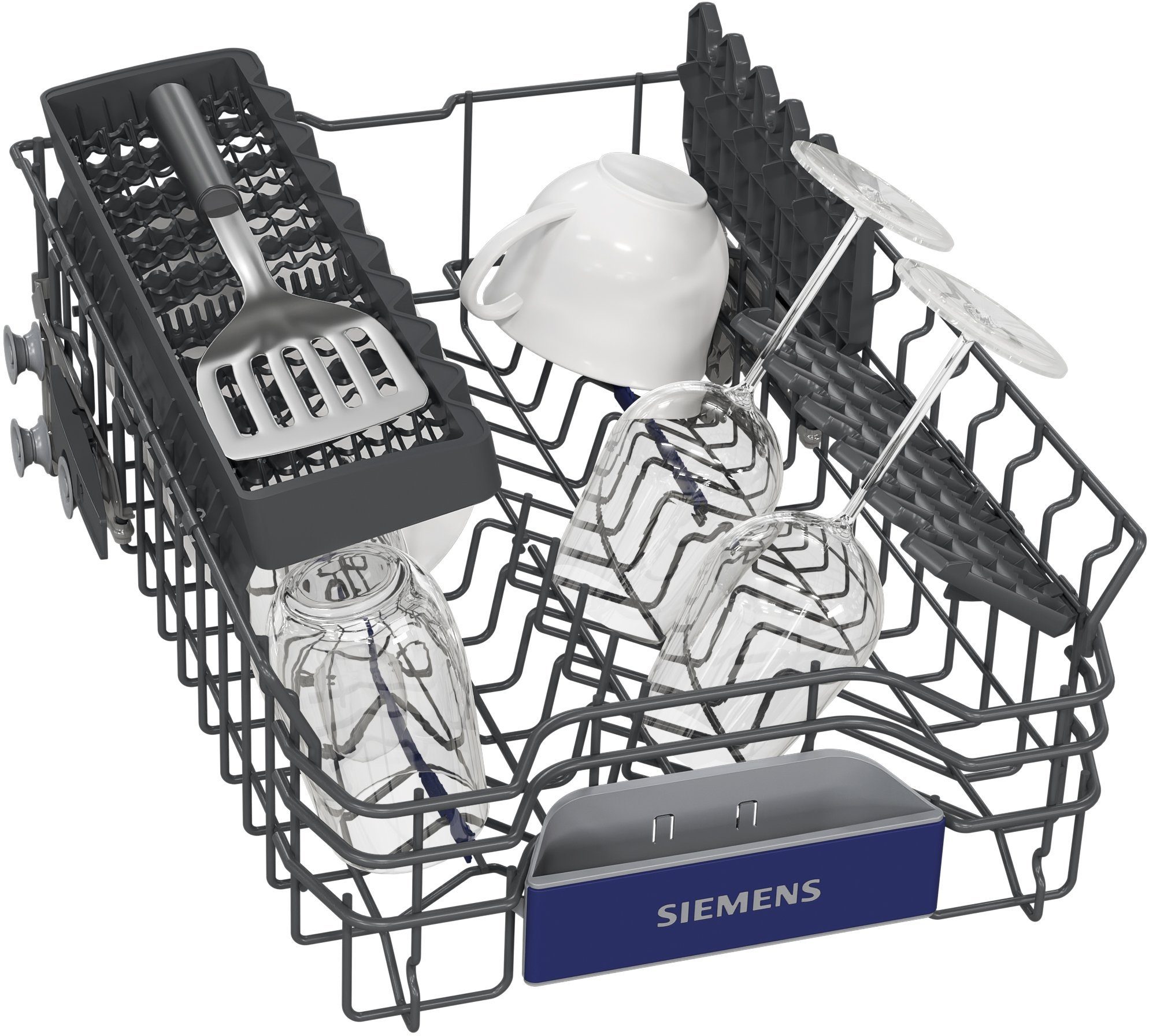 SIEMENS teilintegrierbarer Geschirrspüler iQ300 SR53HS74KE, 10 Maßgedecke, Schnellere & Clevere Reinigung dank varioSpeed Plus