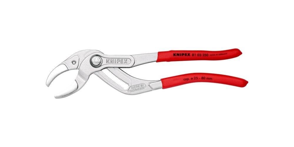 Knipex Rohrzange Syphon-/Connectorenzange Länge 250 mm Spannweite 25 - 80 mm verchromt