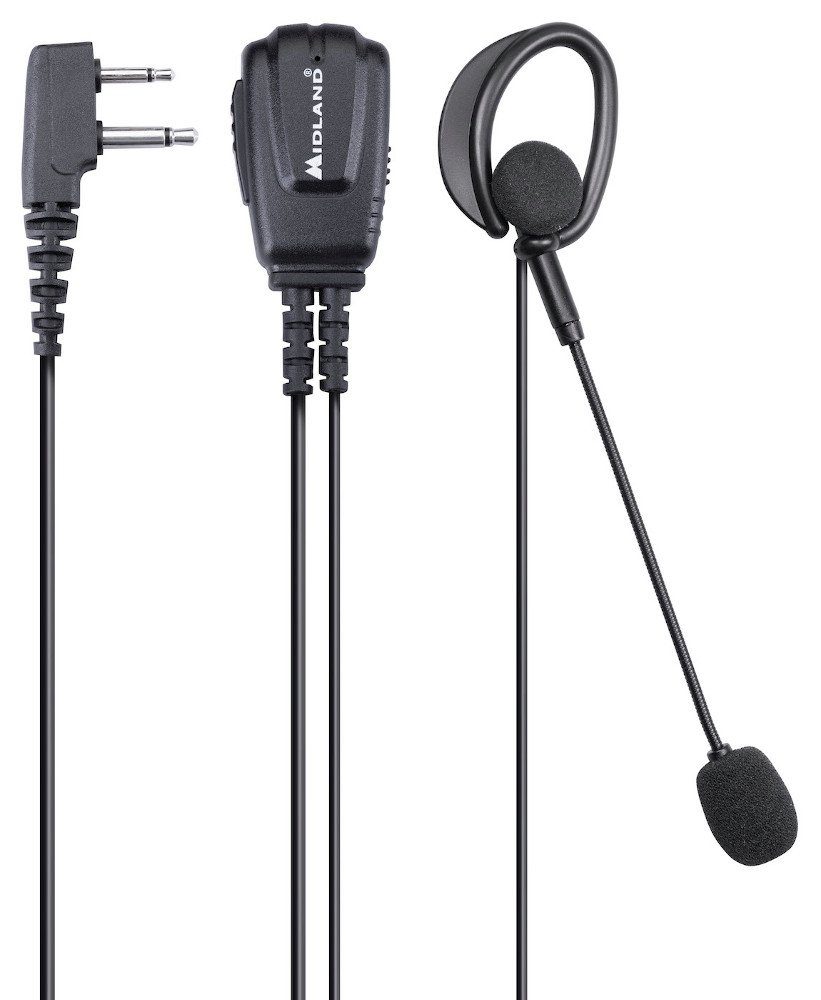 Midland MA 30-L Pro C1526 Mikrofon Freisprechfunktion Headset Headset Schwanenhals