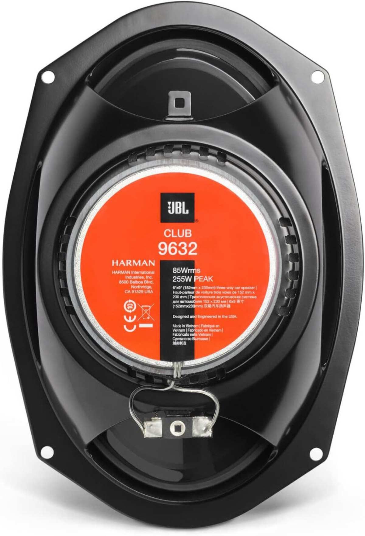 JBL Club9632 3-Wege Oval 6x9' Koax Lautsprecher Auto-Lautsprecher (85 W)