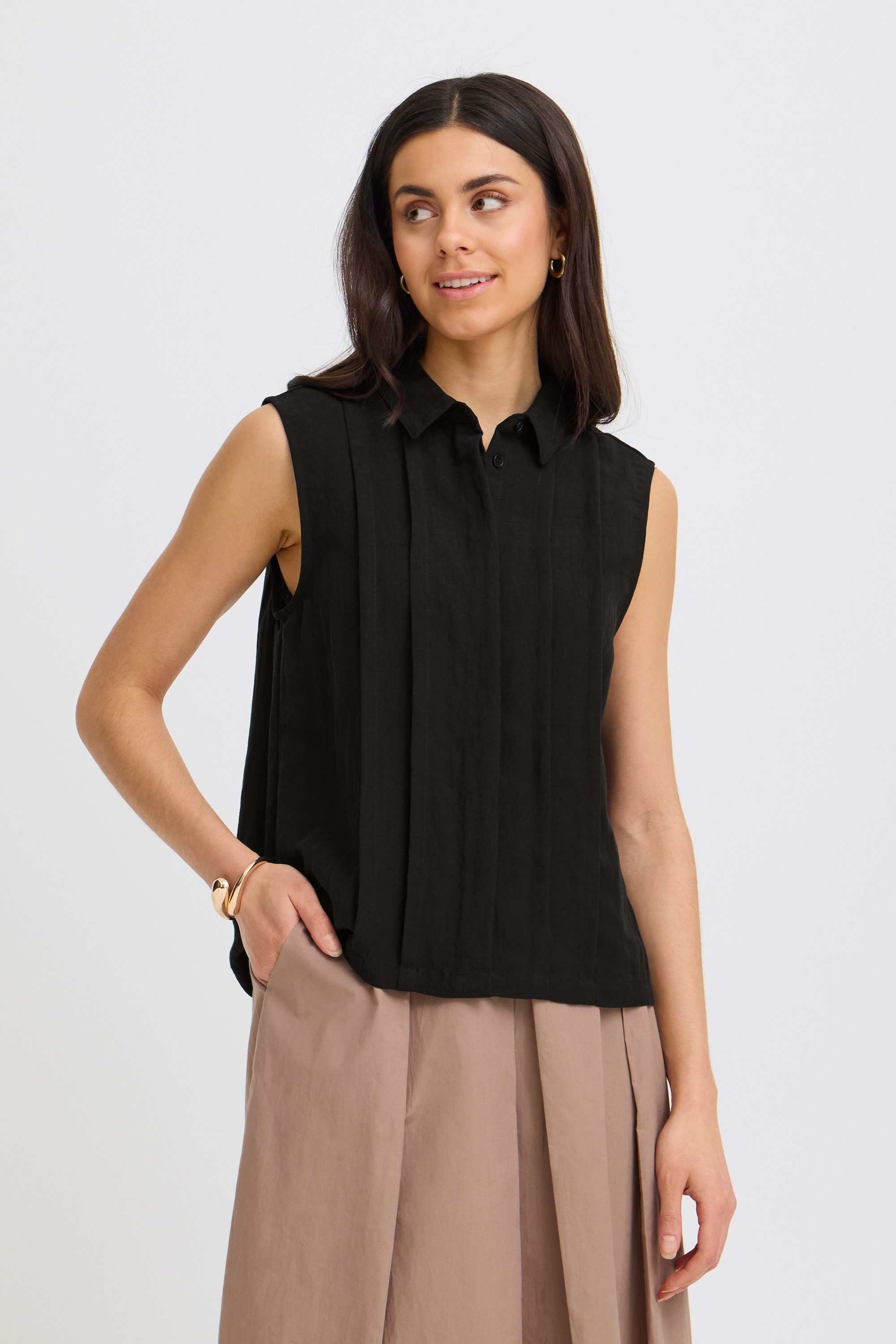 fransa Blusentop Ärmellose Bluse FRADAH